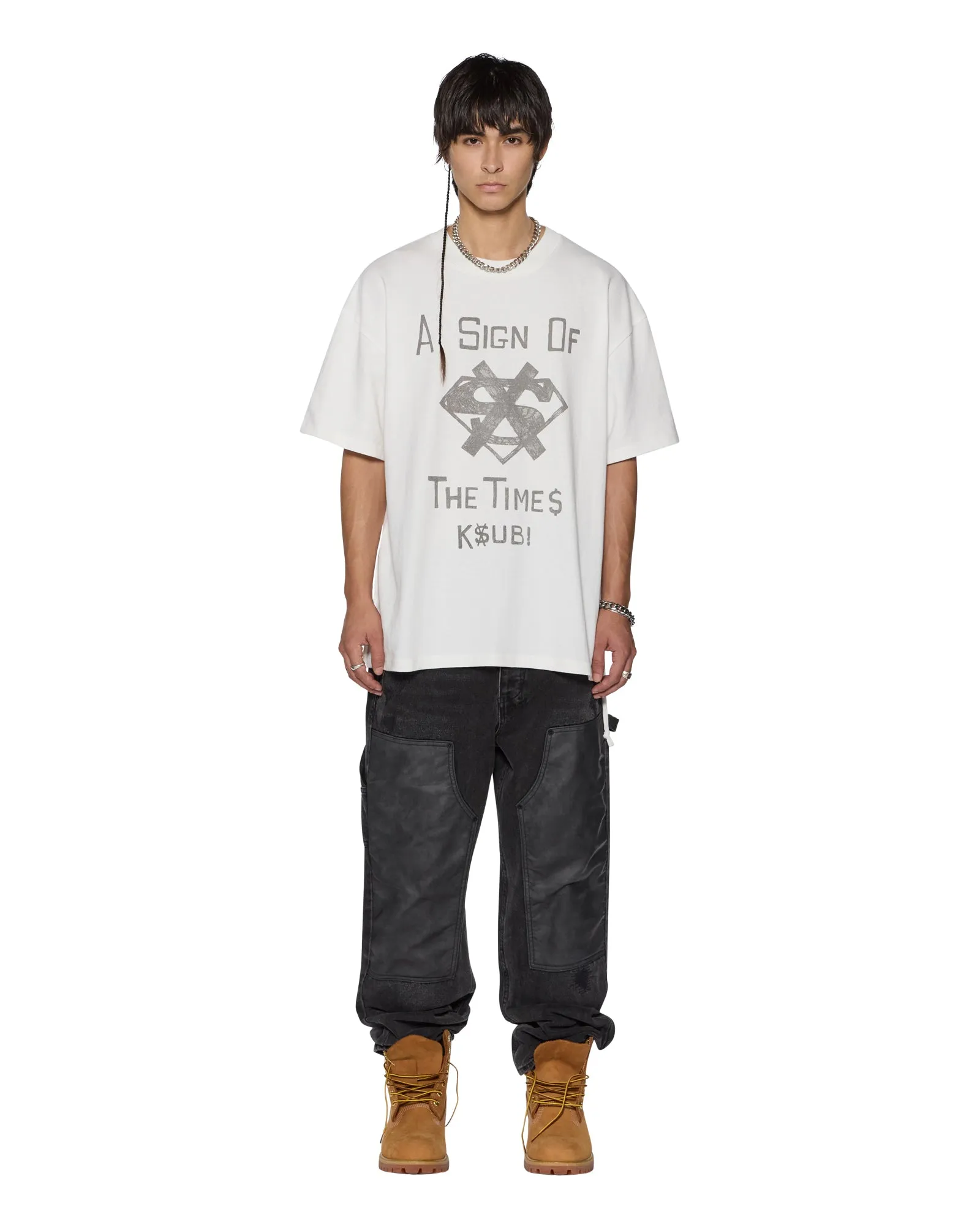 THE SIGN EKCESS SS TEE ANTIQUE WHITE sold by Ksubi product image thumbnail 2