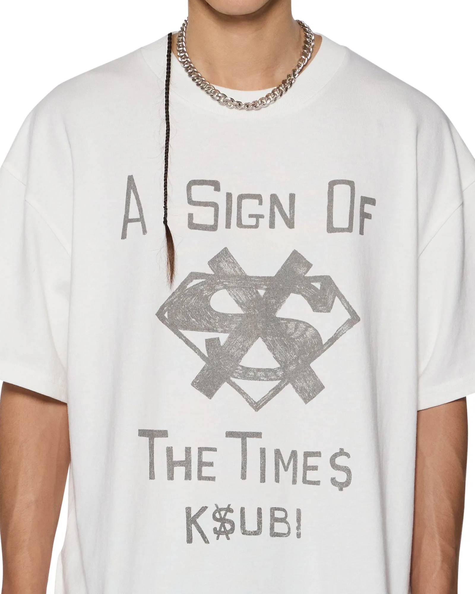 THE SIGN EKCESS SS TEE ANTIQUE WHITE sold by Ksubi product image thumbnail 3