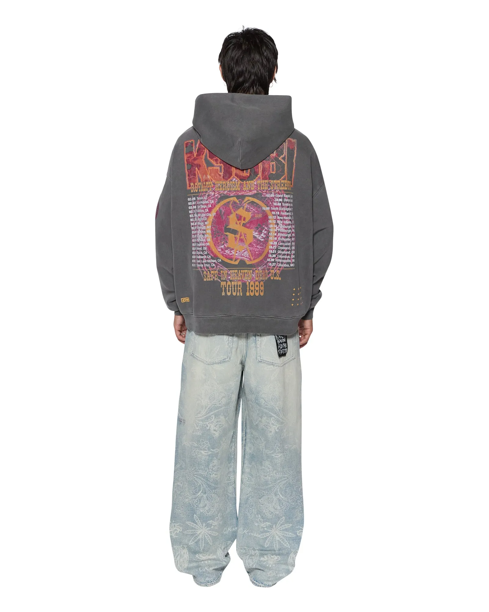 KICKSTART EKCESS HOODIE CHARCOAL sold by Ksubi product image thumbnail 5