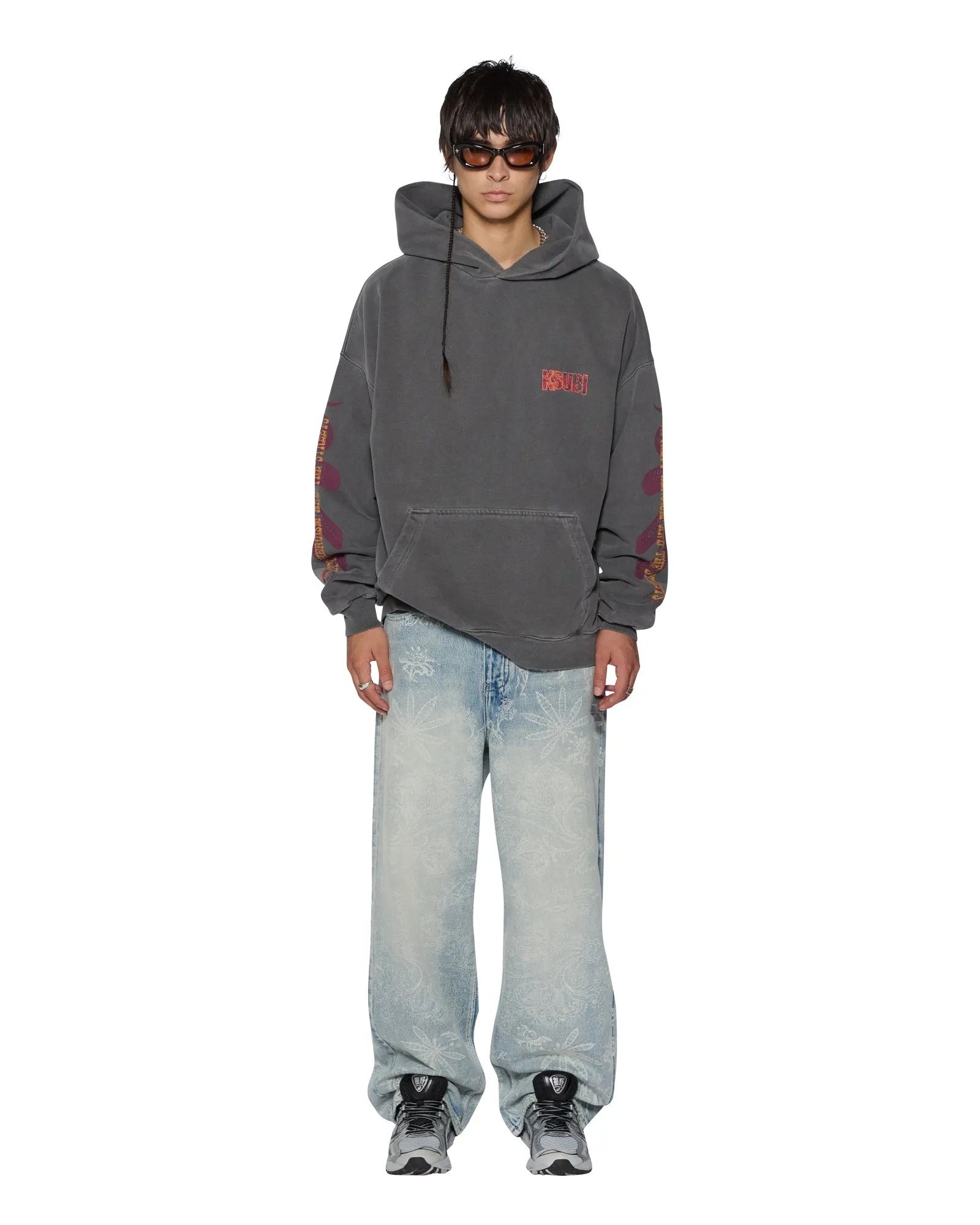 KICKSTART EKCESS HOODIE CHARCOAL sold by Ksubi product image thumbnail 3