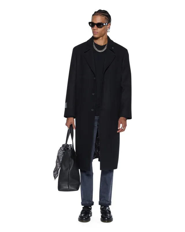 REDEMPTION WOOL COAT BLACK made by Ksubi