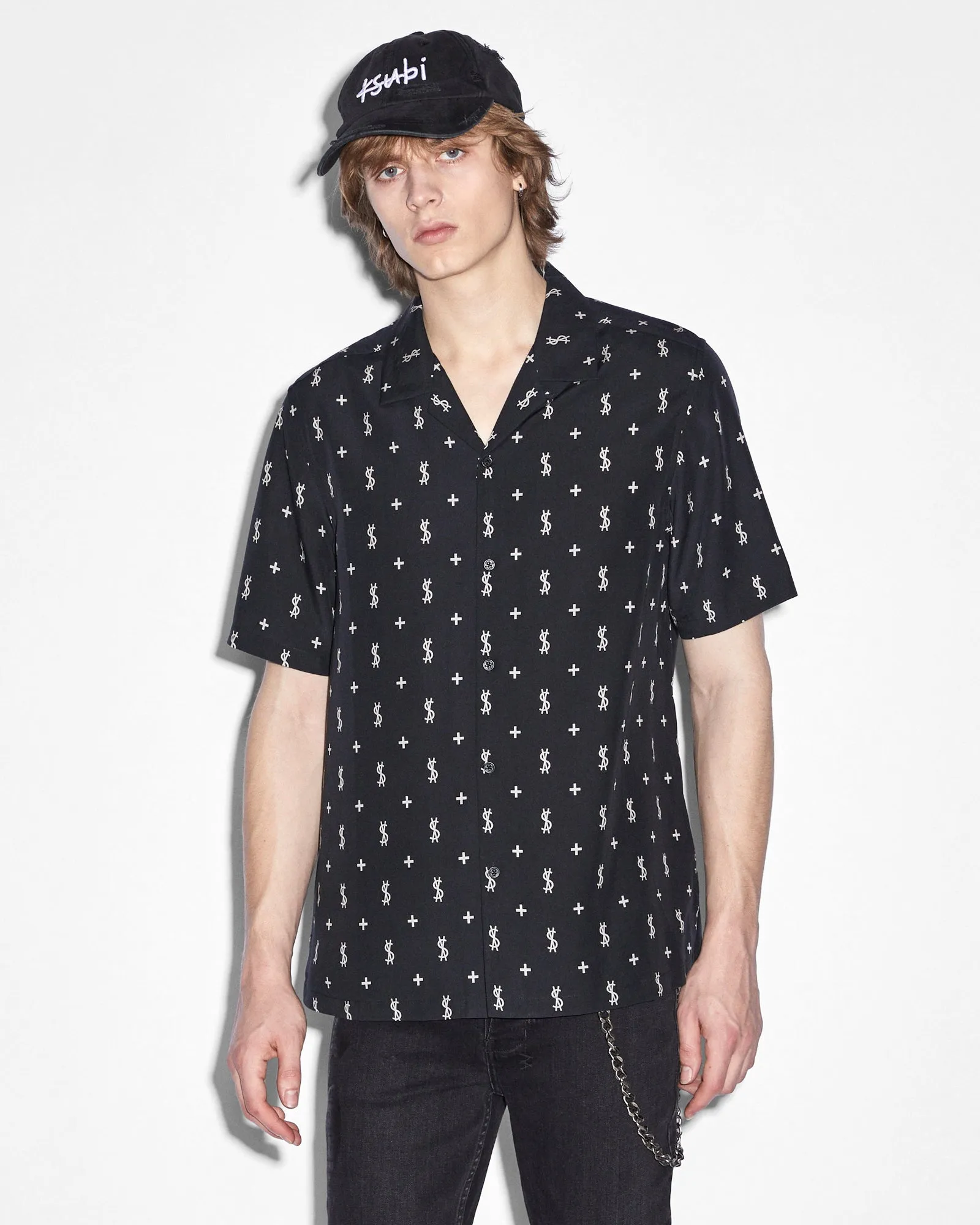 ALLSTAR RESORT SS SHIRT BLACK sold by Ksubi