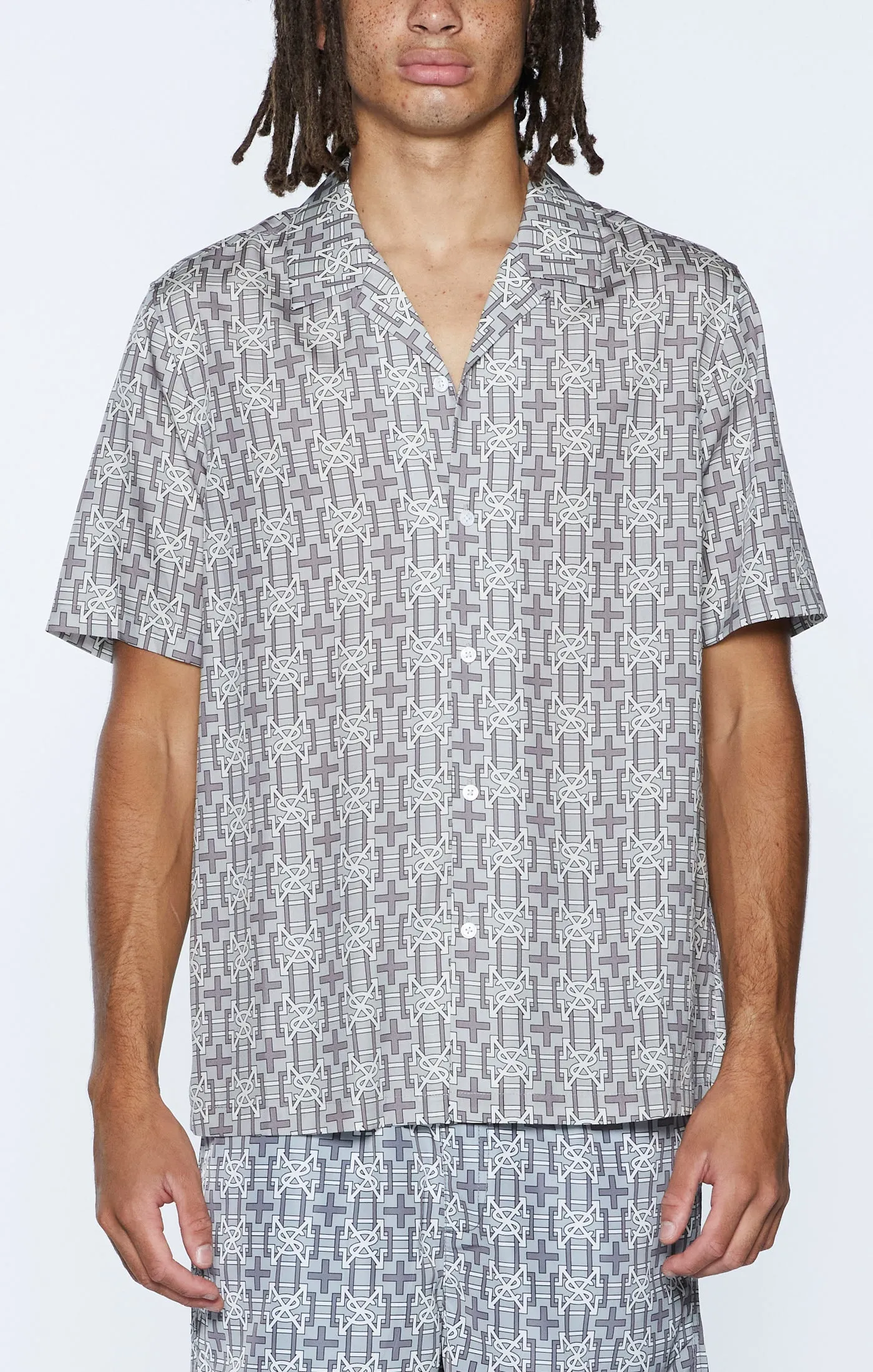 PLUS RESORT SS SHIRT STONE sold by Ksubi
