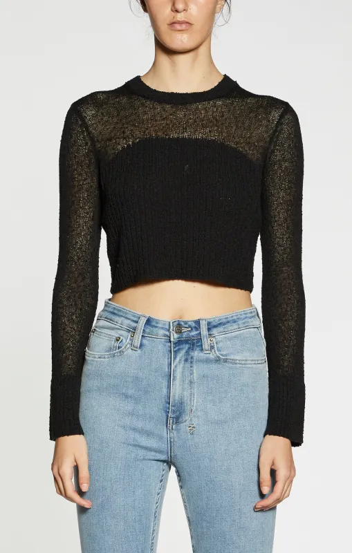 DIVIDE SWEATER BLACK sold by Ksubi