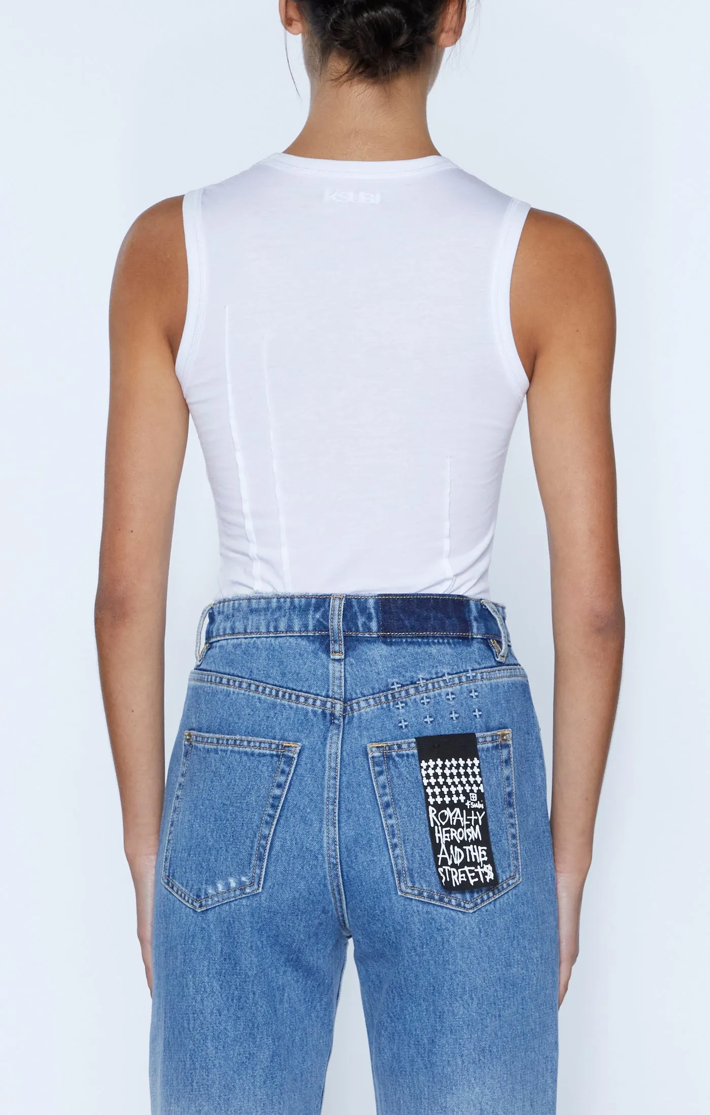 FRAGMENT TANK WHITE sold by Ksubi product image thumbnail 4