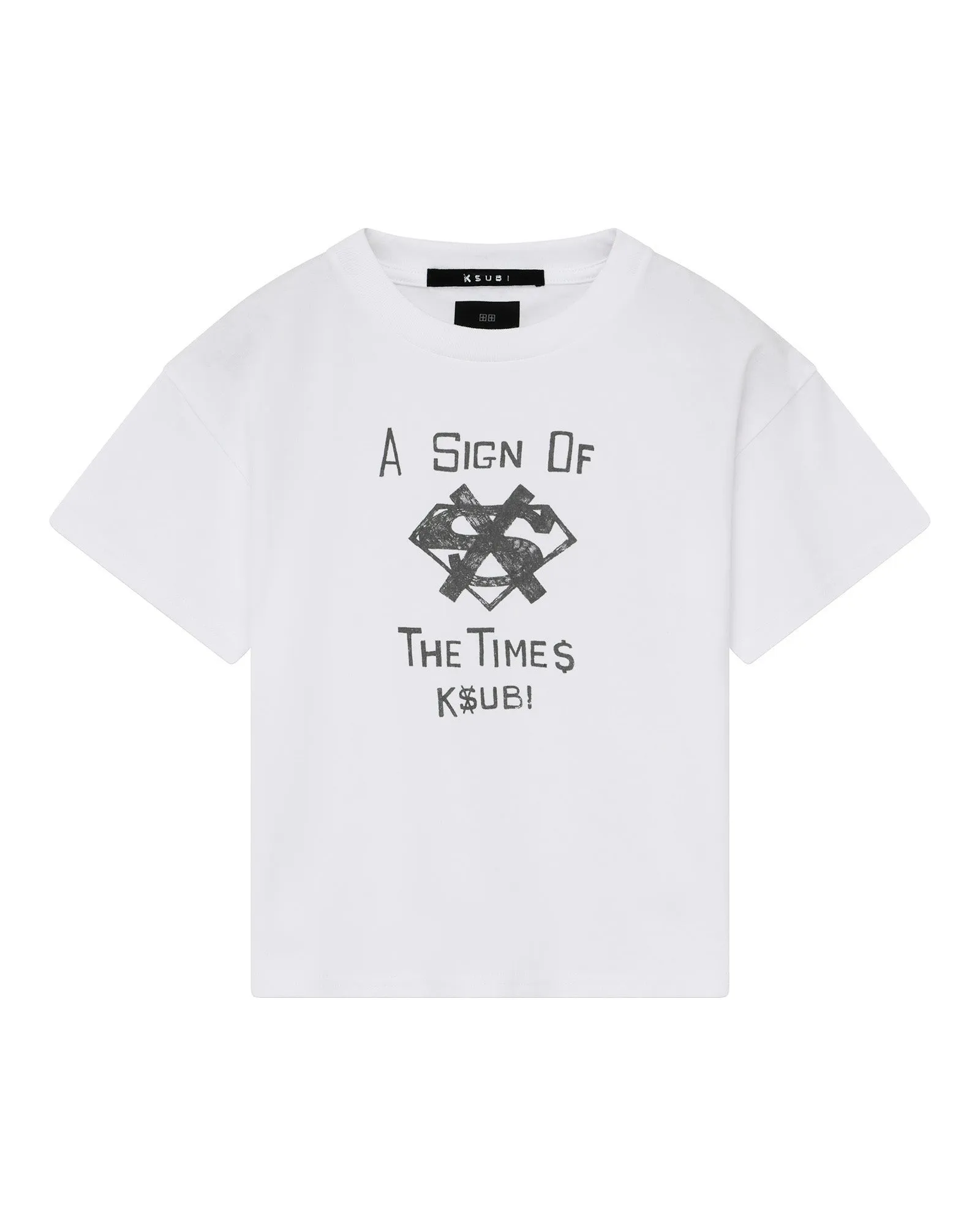 THE SIGN LIL BIGGIE SS TEE WHITE sold by Ksubi