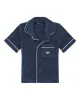 LIL LOUNGE SS RESORT SHIRT NAVY sold by Ksubi