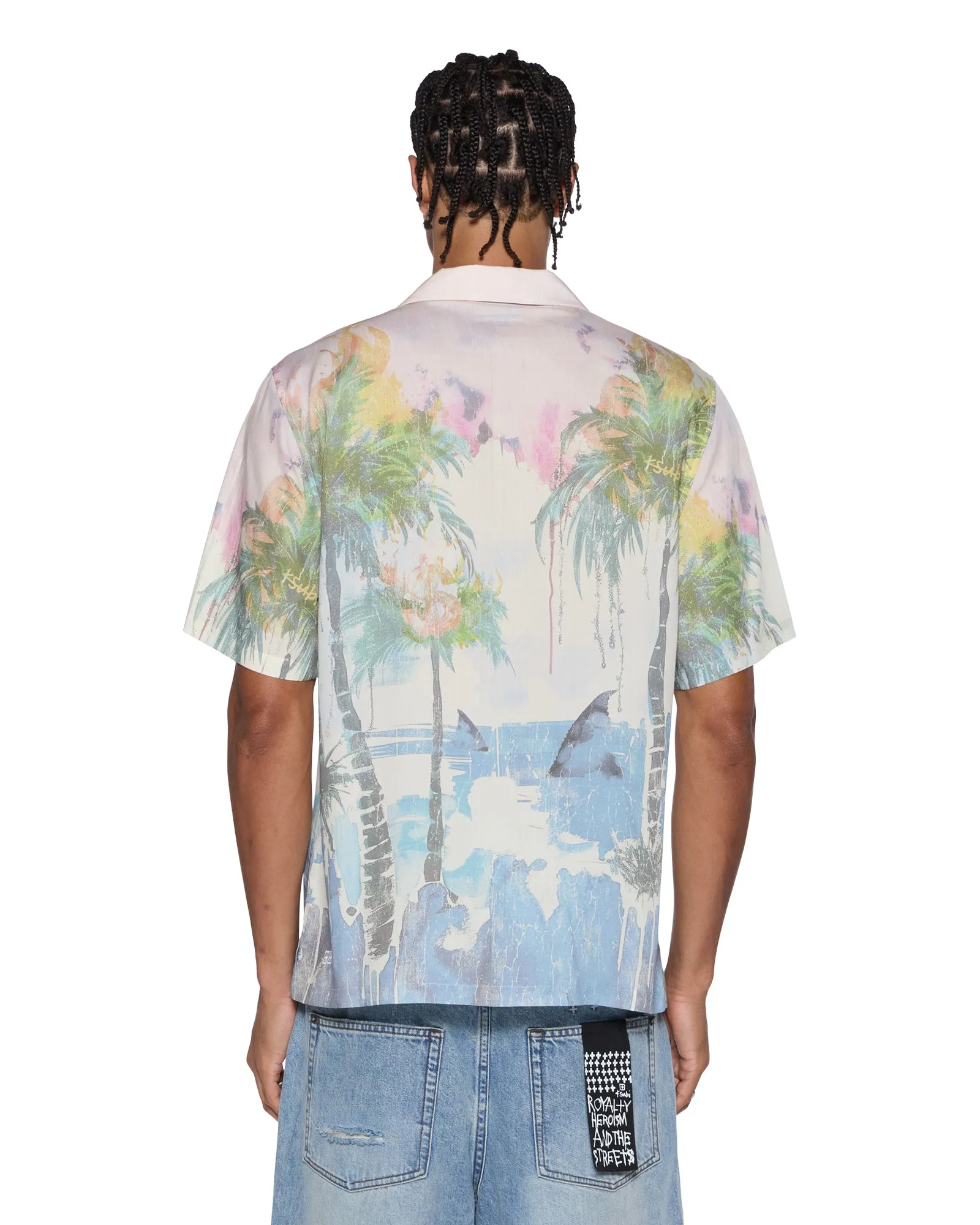 POOLSIDE SS RESORT SHIRT MULTI sold by Ksubi product image thumbnail 4