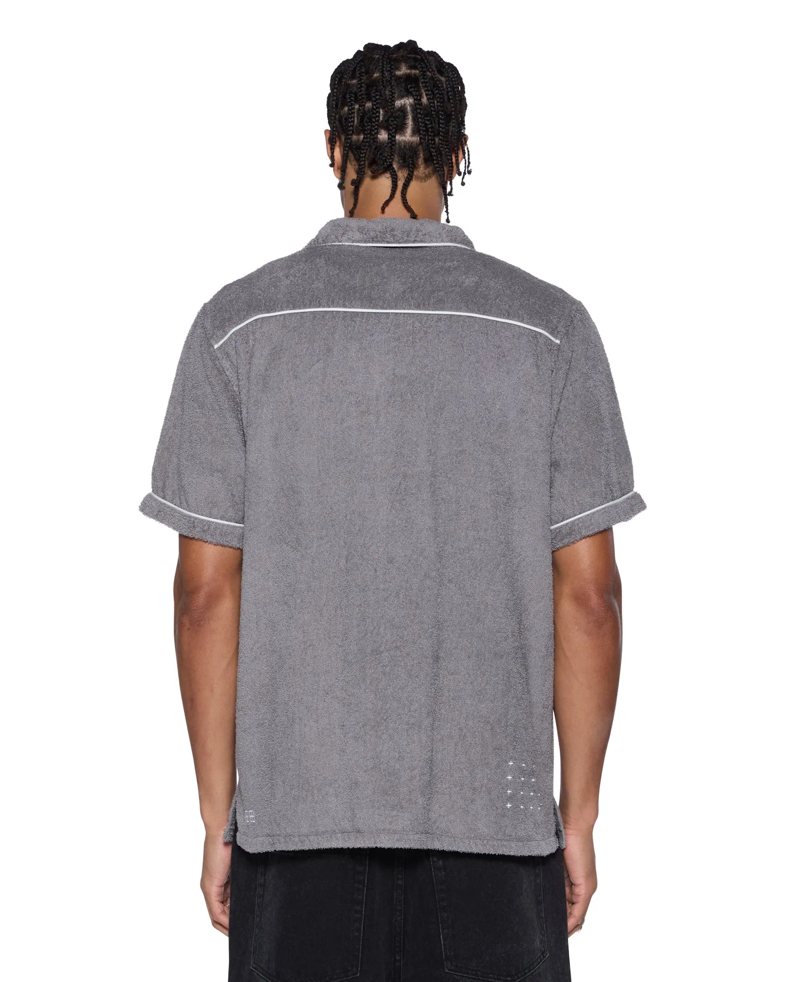 LOUNGE SS RESORT SHIRT CHARCOAL sold by Ksubi product image thumbnail 4