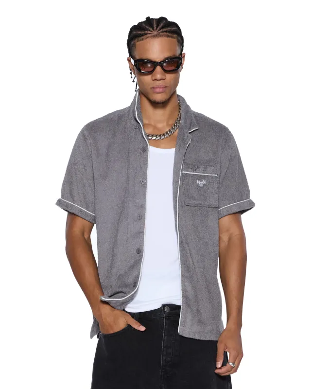 LOUNGE SS RESORT SHIRT CHARCOAL sold by Ksubi
