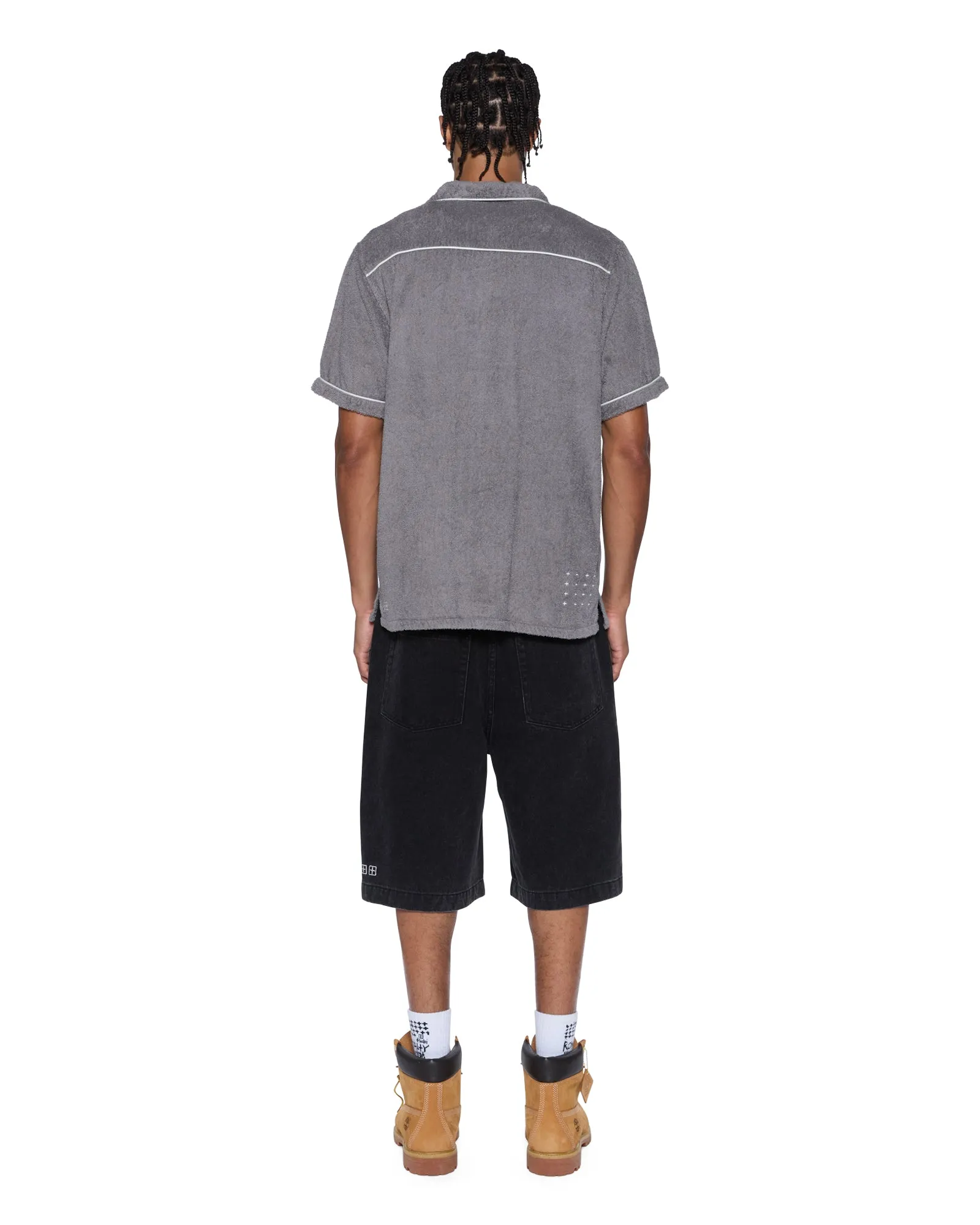 LOUNGE SS RESORT SHIRT CHARCOAL sold by Ksubi product image thumbnail 5