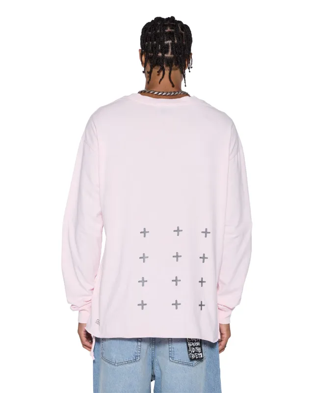 ALLDAY BIGGIE LS TEE ICE QUARTZ sold by Ksubi