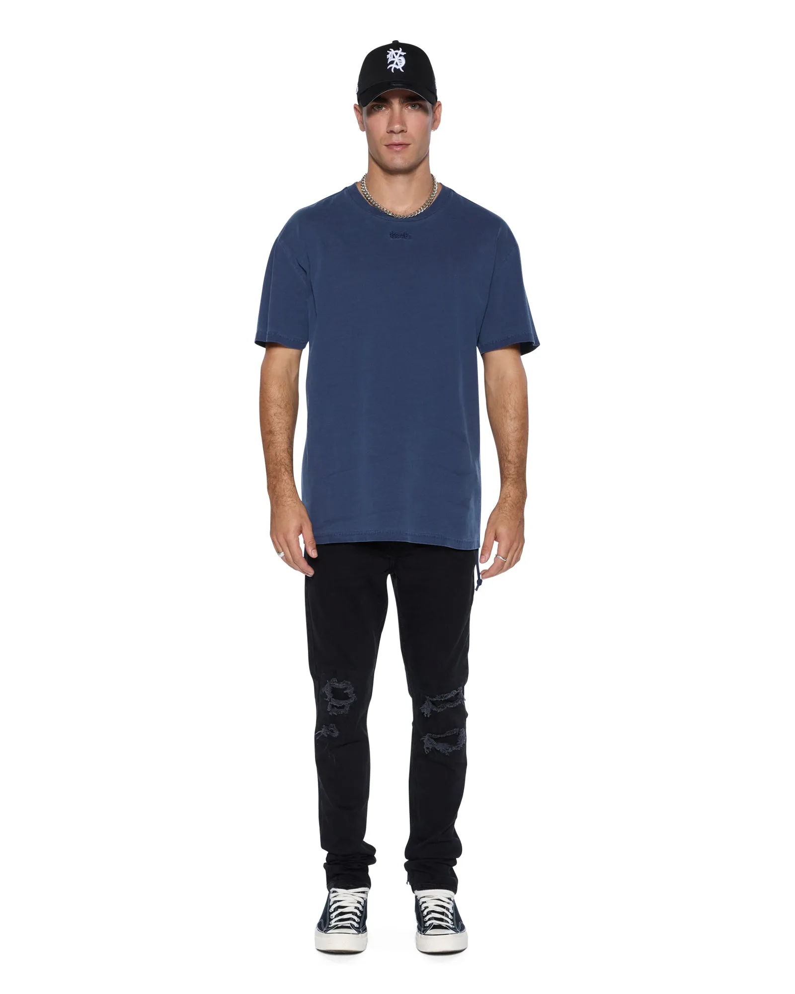 STITCH UP BIGGIE SS TEE DEEP sold by Ksubi product image thumbnail 3