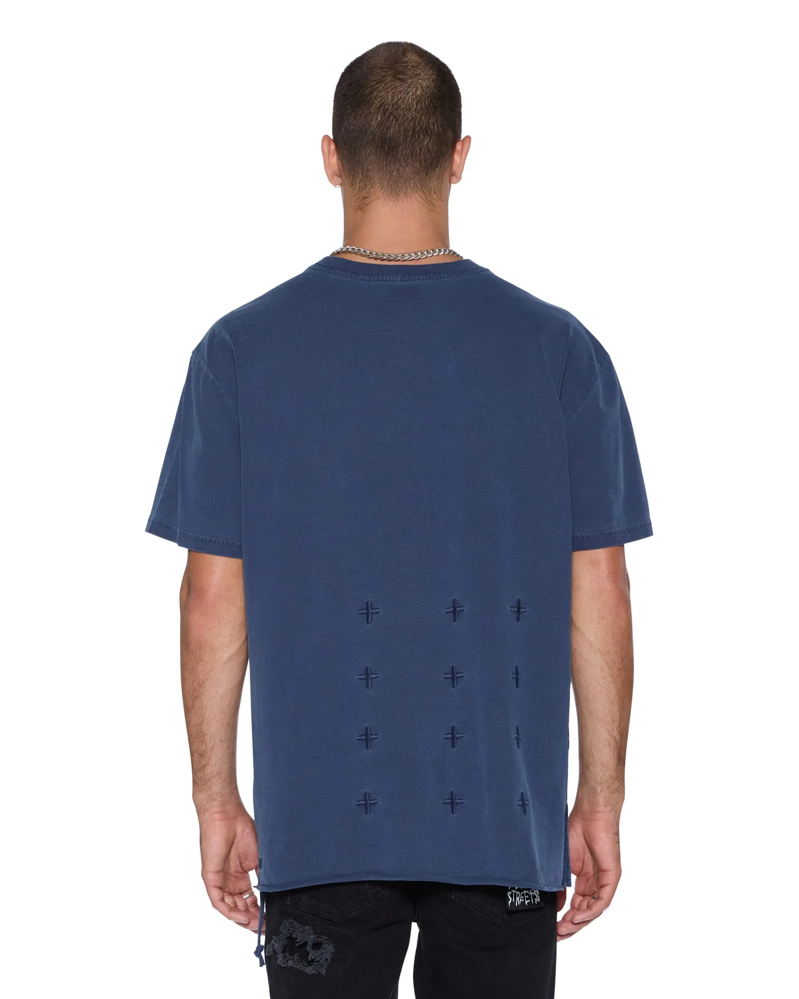 STITCH UP BIGGIE SS TEE DEEP sold by Ksubi