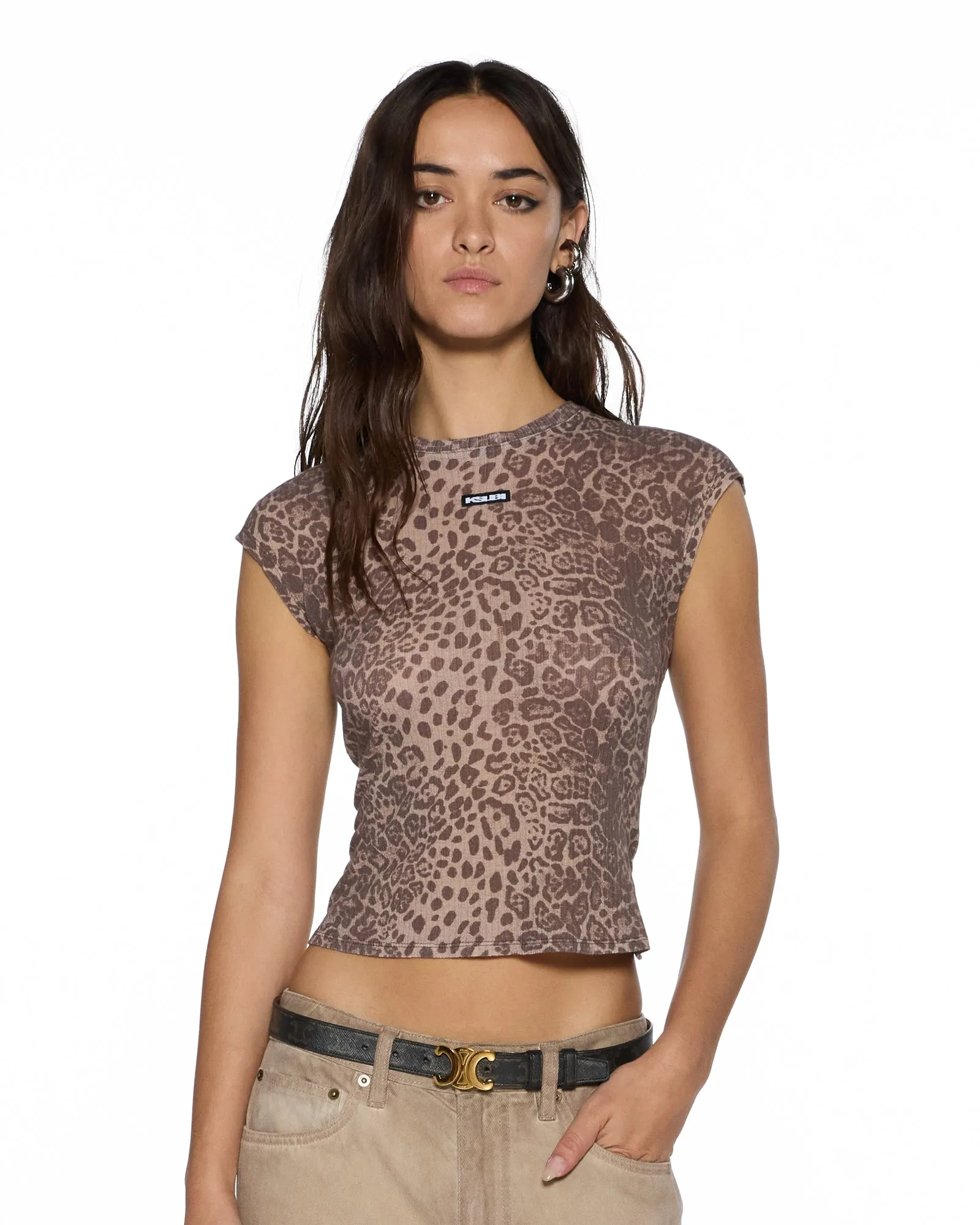 STAPLE SS TEE LEOPARD sold by Ksubi