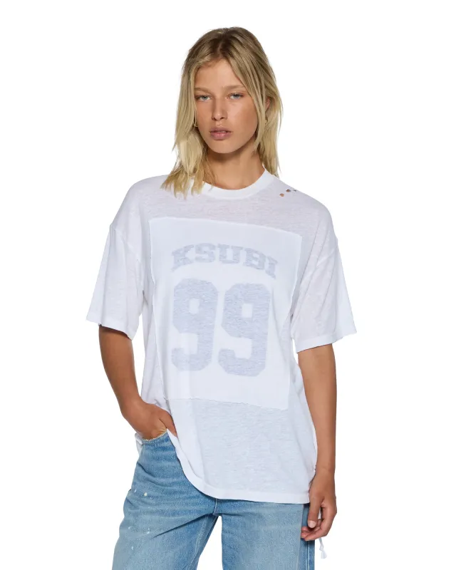 99 OH G TEE SLUB WHITE sold by Ksubi