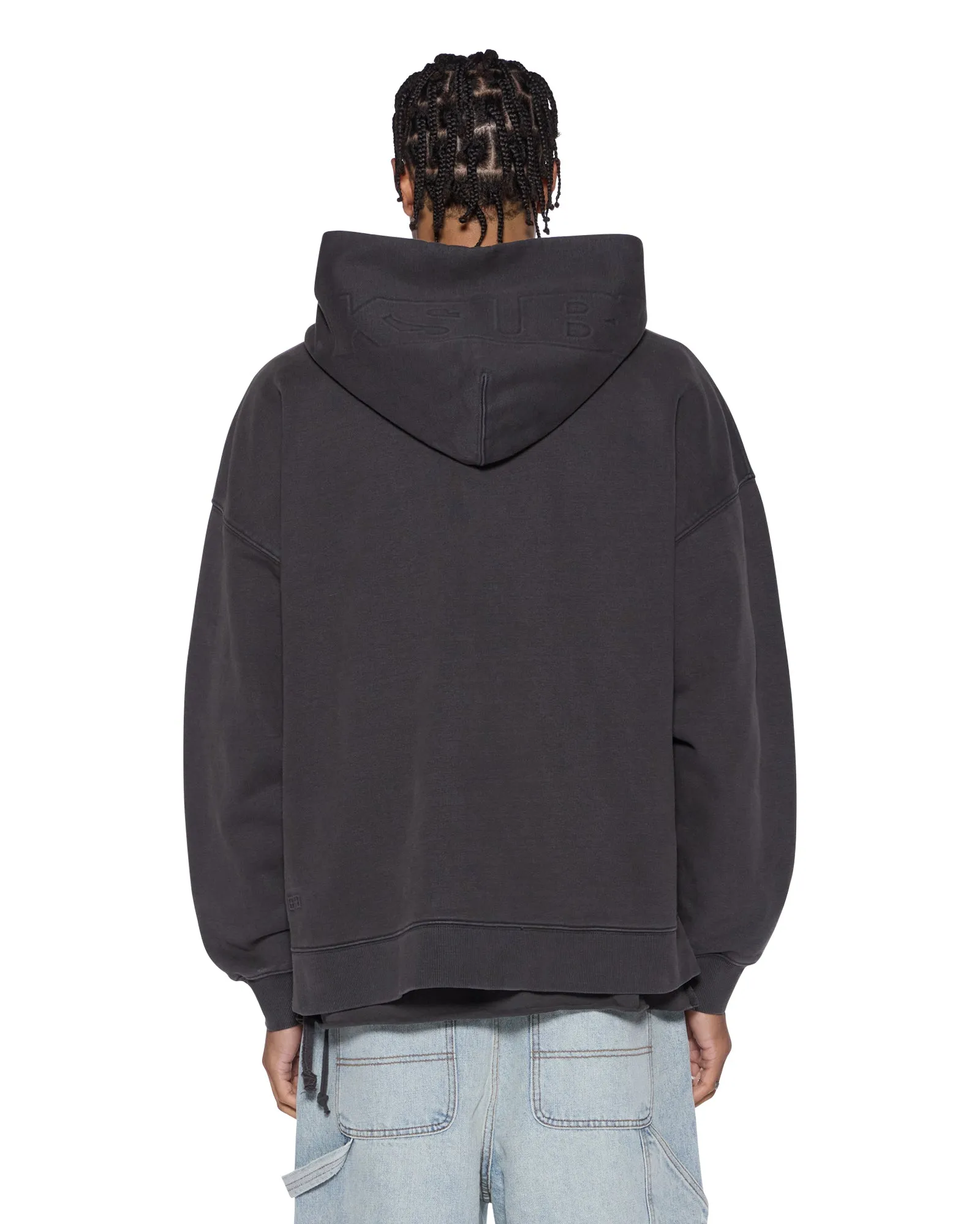 INTRUDER EKCESS HOODIE FADED BLACK sold by Ksubi product image thumbnail 4