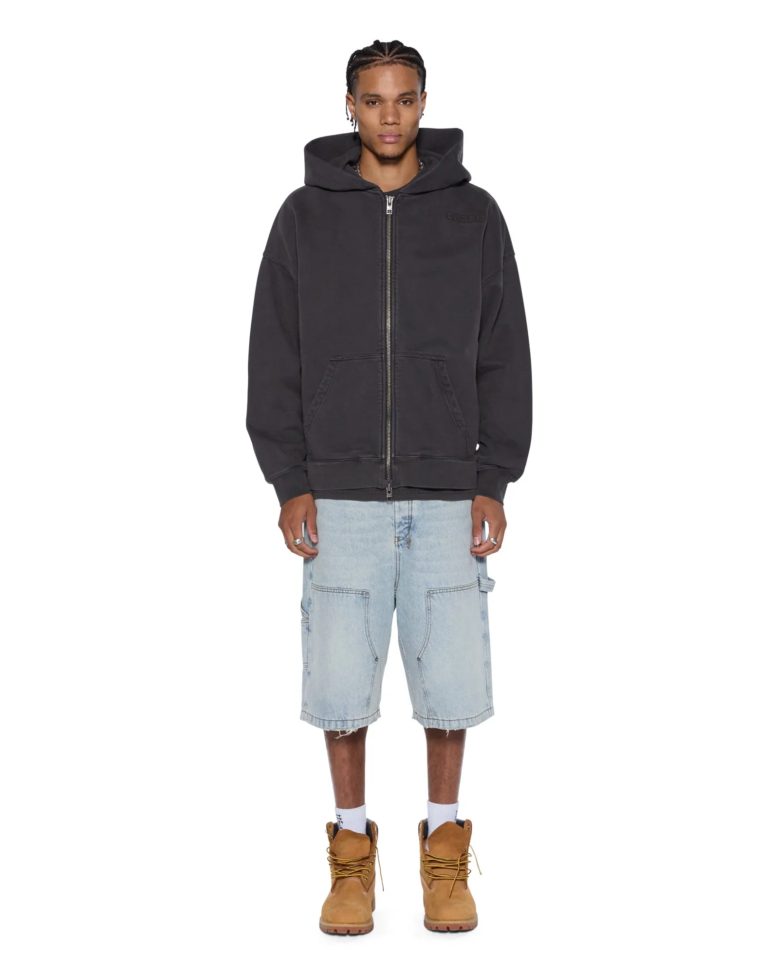 INTRUDER EKCESS HOODIE FADED BLACK sold by Ksubi product image thumbnail 2