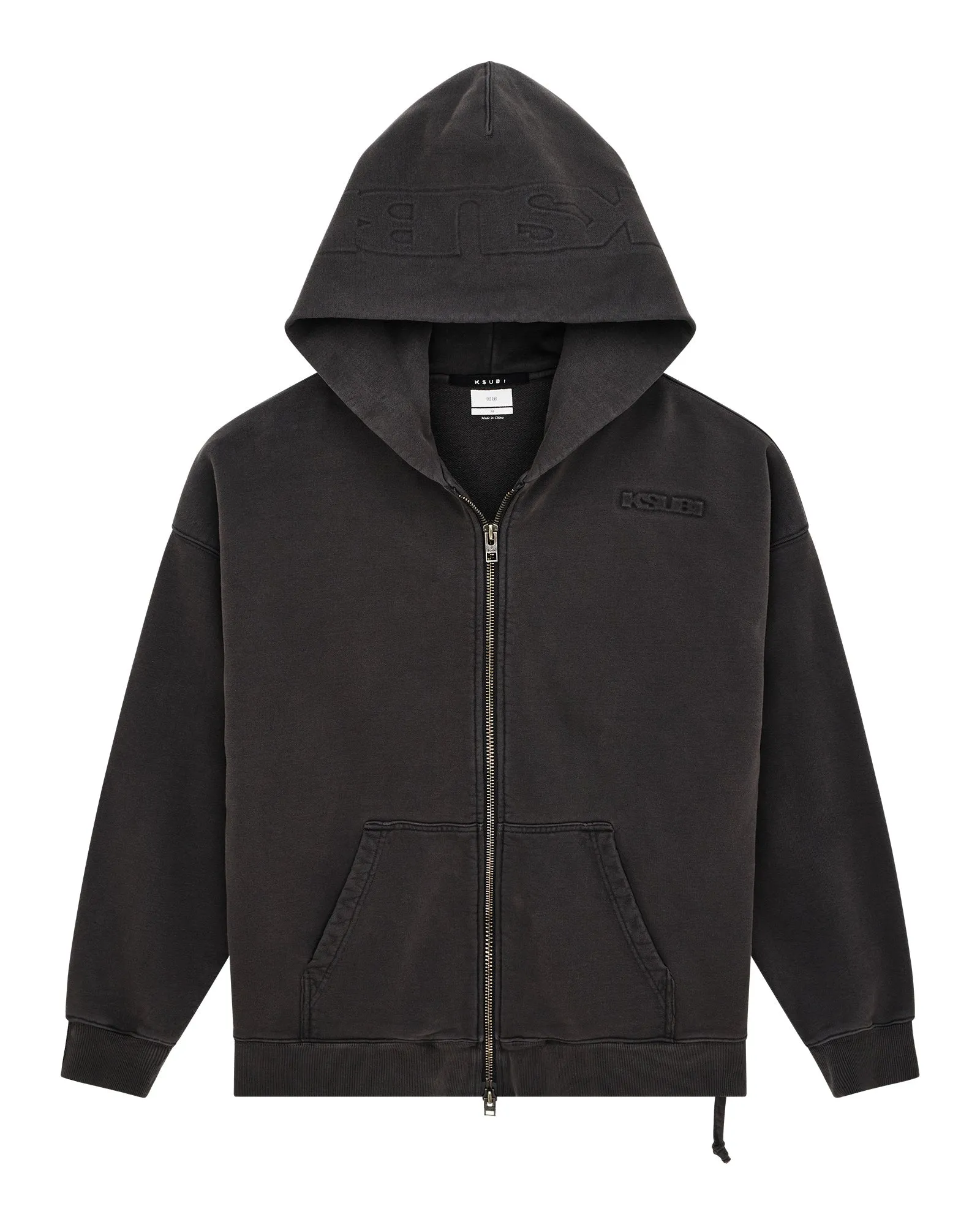 INTRUDER EKCESS HOODIE FADED BLACK sold by Ksubi product image thumbnail 5