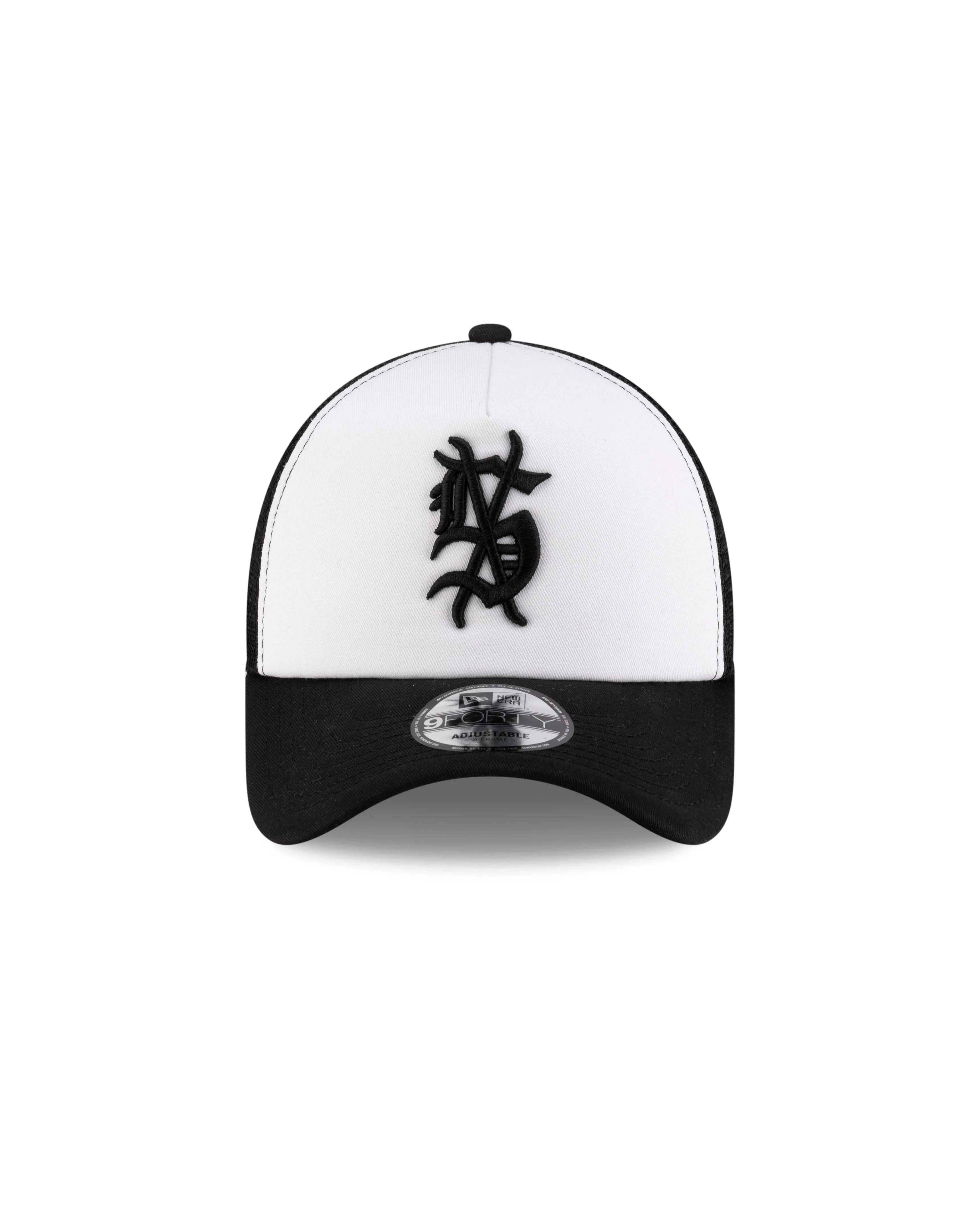 KSUBI X NEW ERA 9FORTY A-FRAME TRUCKER CAP BLACK/WHITE sold by Ksubi product image thumbnail 3