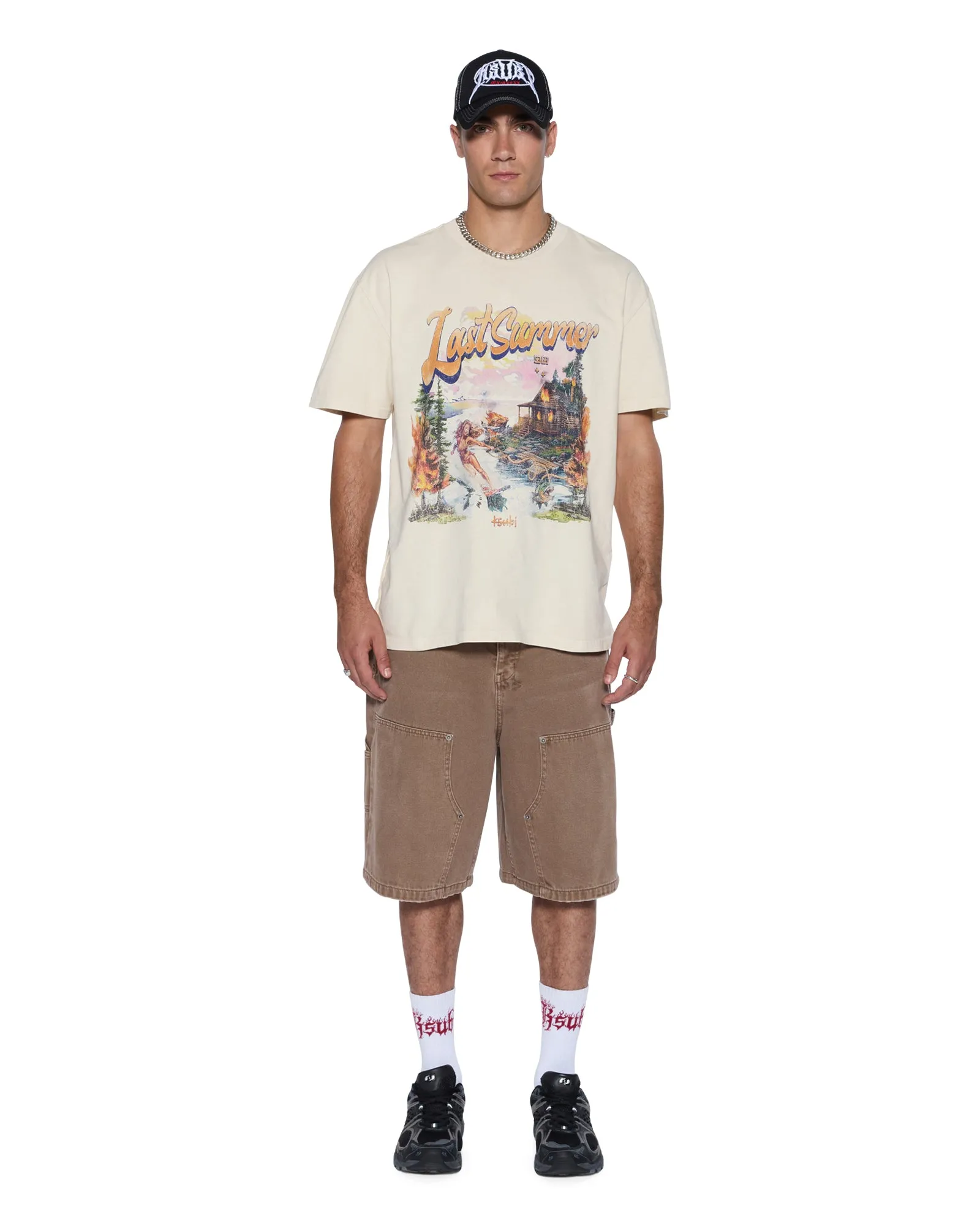 LAST SUMMER BIGGIE SS TEE DESERT sold by Ksubi product image thumbnail 3