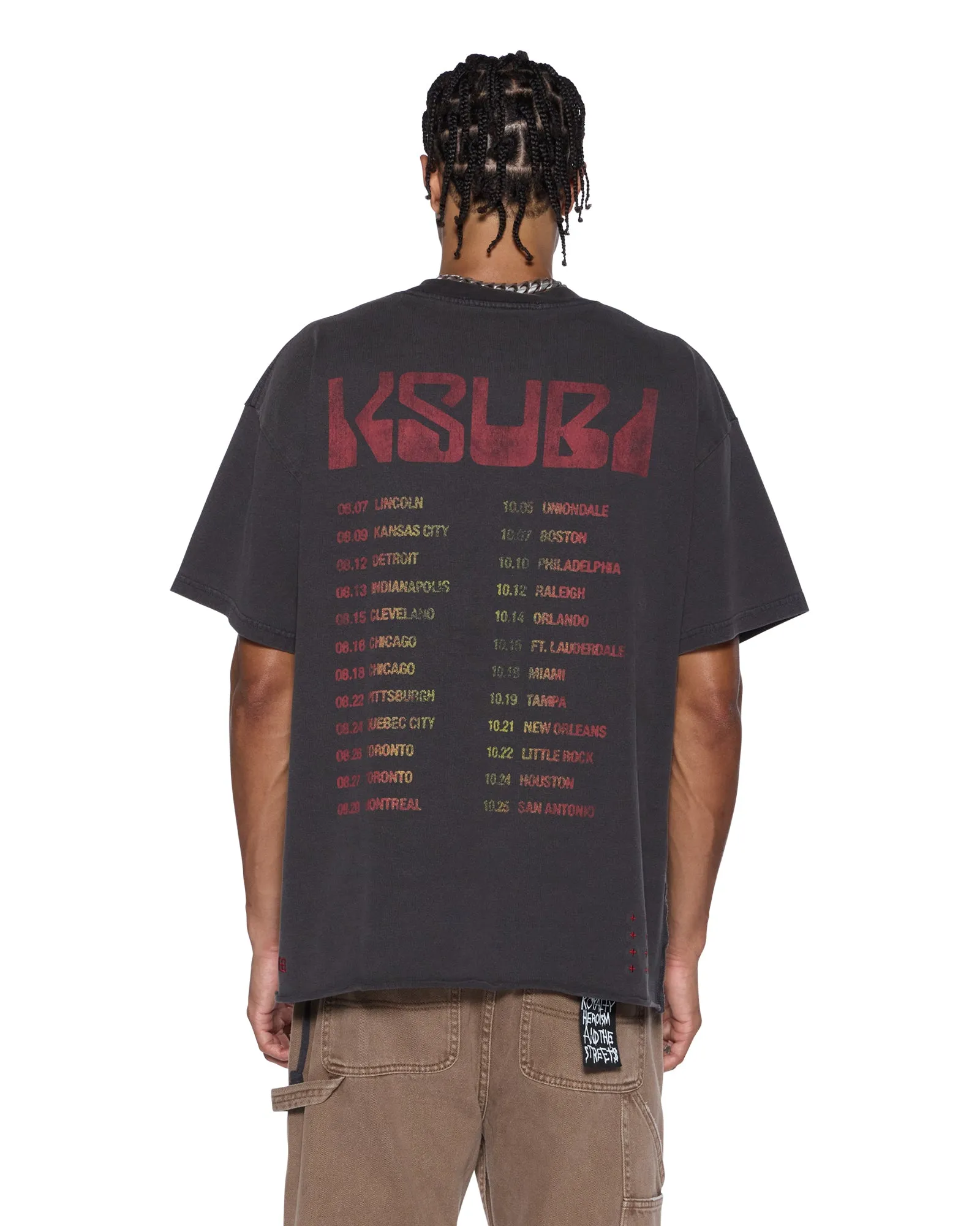 VENOM EKCESS SS TEE FADED BLACK sold by Ksubi product image thumbnail 2