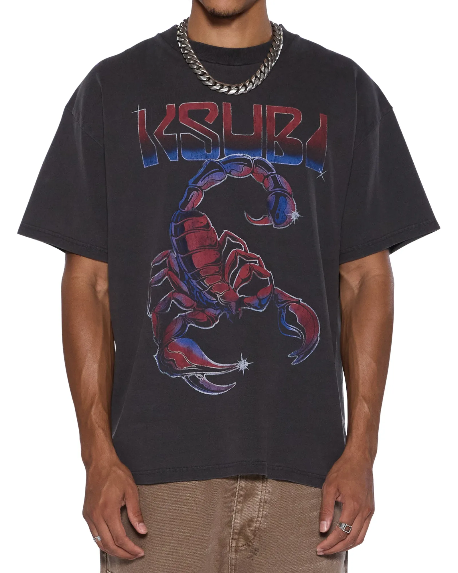 VENOM EKCESS SS TEE FADED BLACK sold by Ksubi product image thumbnail 4