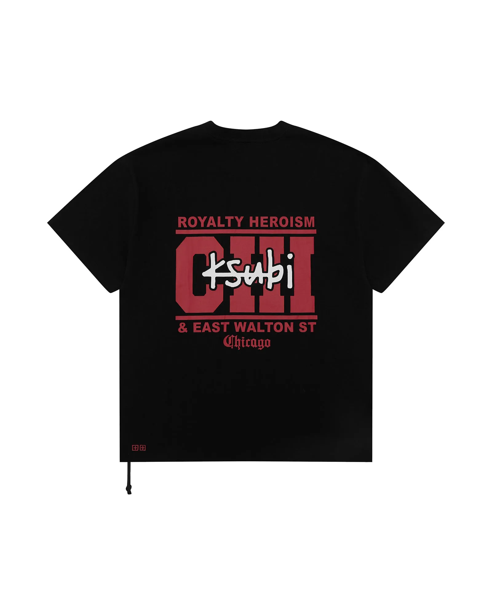 CHICAGO AND THE STREETS SS BIGGIE TEE BLACK sold by Ksubi product image thumbnail 4