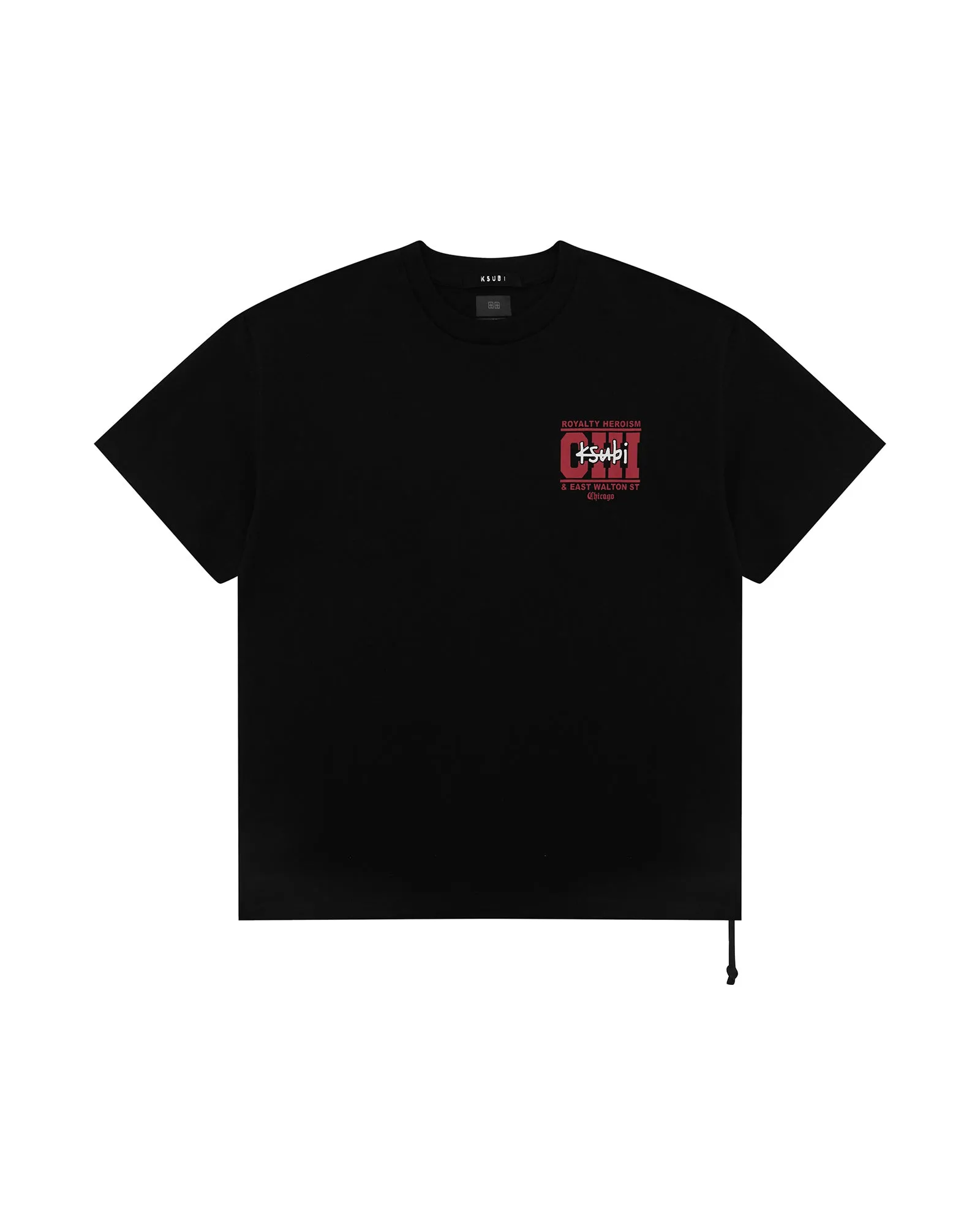 CHICAGO AND THE STREETS SS BIGGIE TEE BLACK sold by Ksubi product image thumbnail 3