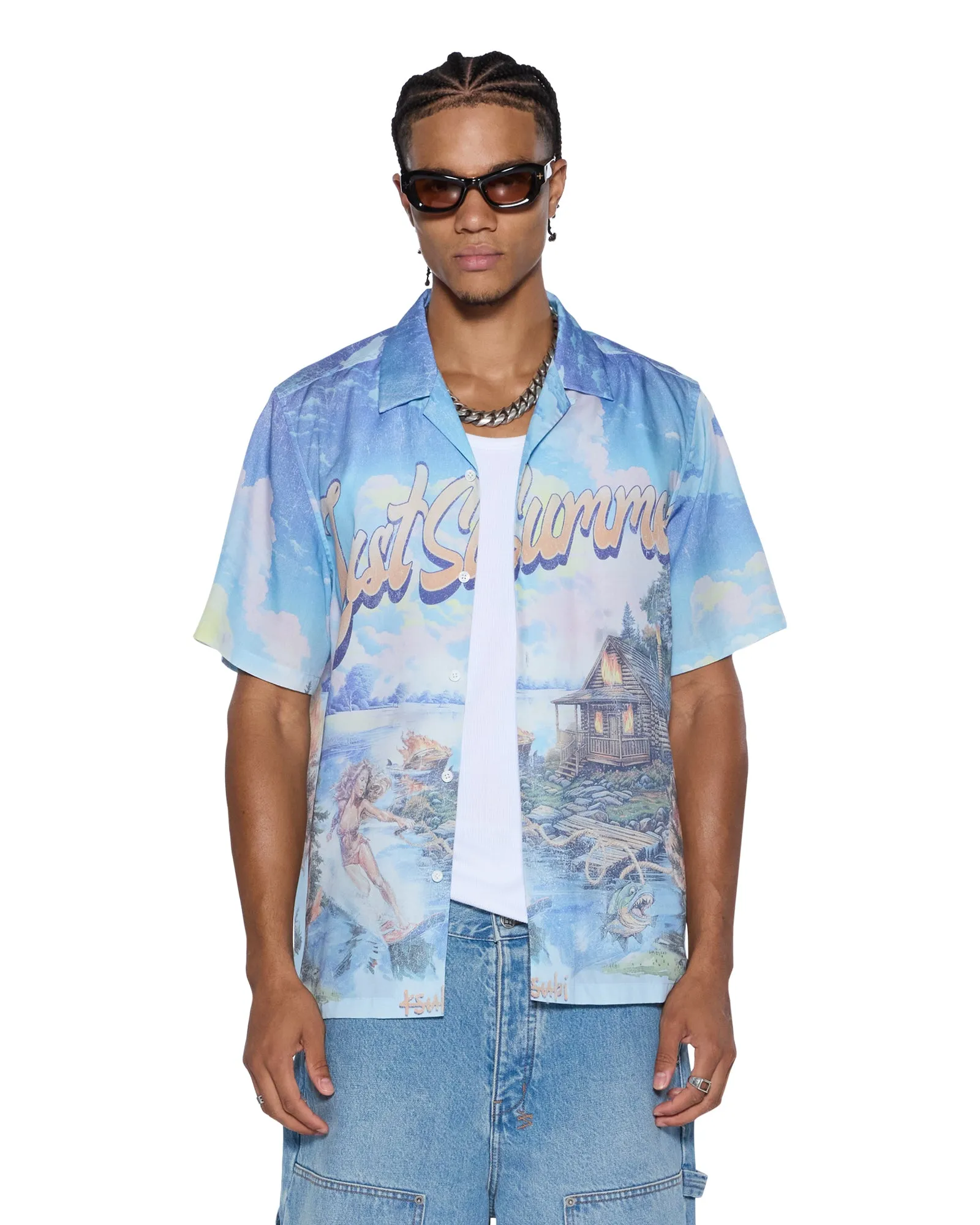 LAST SUMMER SS RESORT SHIRT MULTI sold by Ksubi