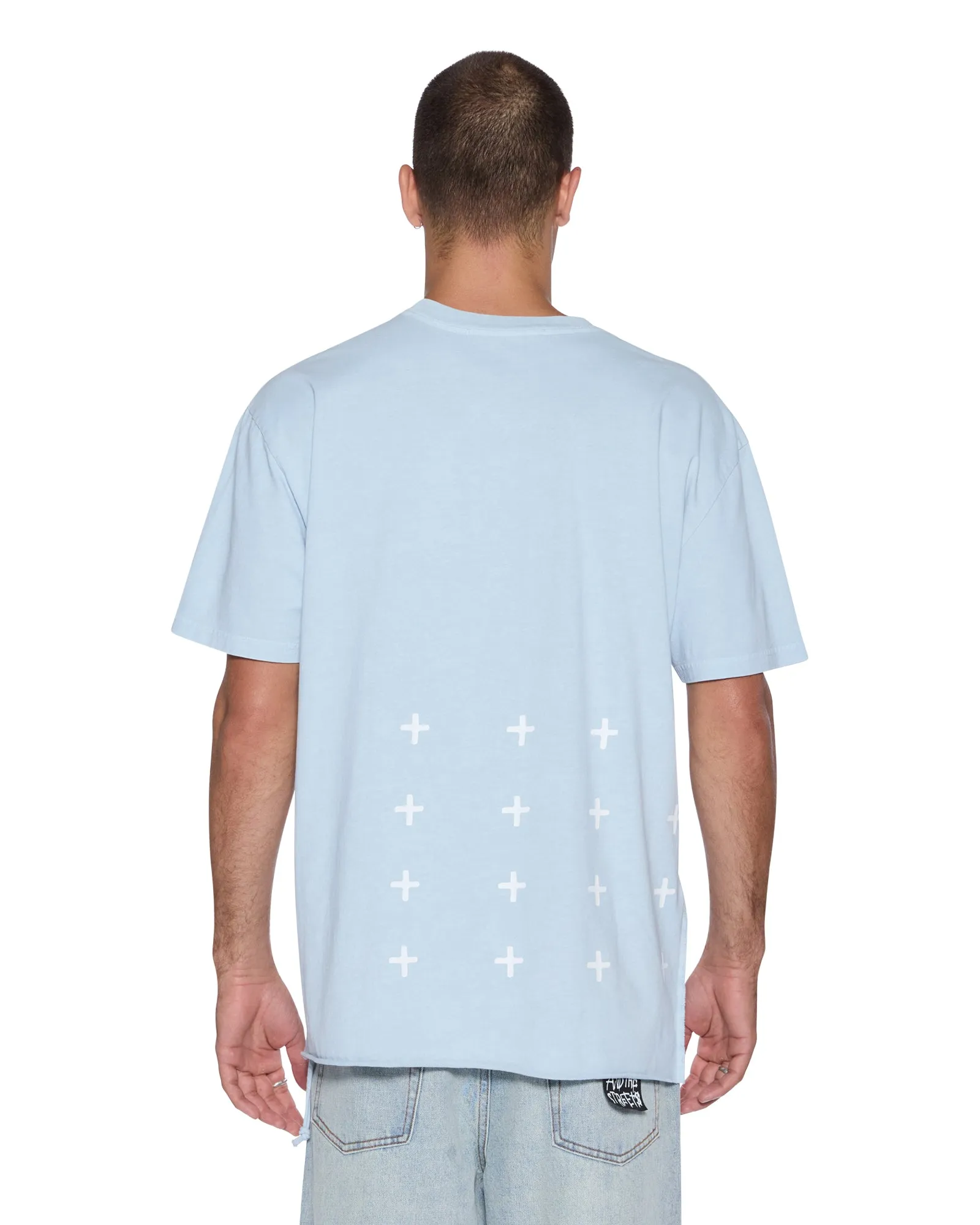 LAST SUMMER BIGGIE SS TEE BLUE MIST sold by Ksubi product image thumbnail 3