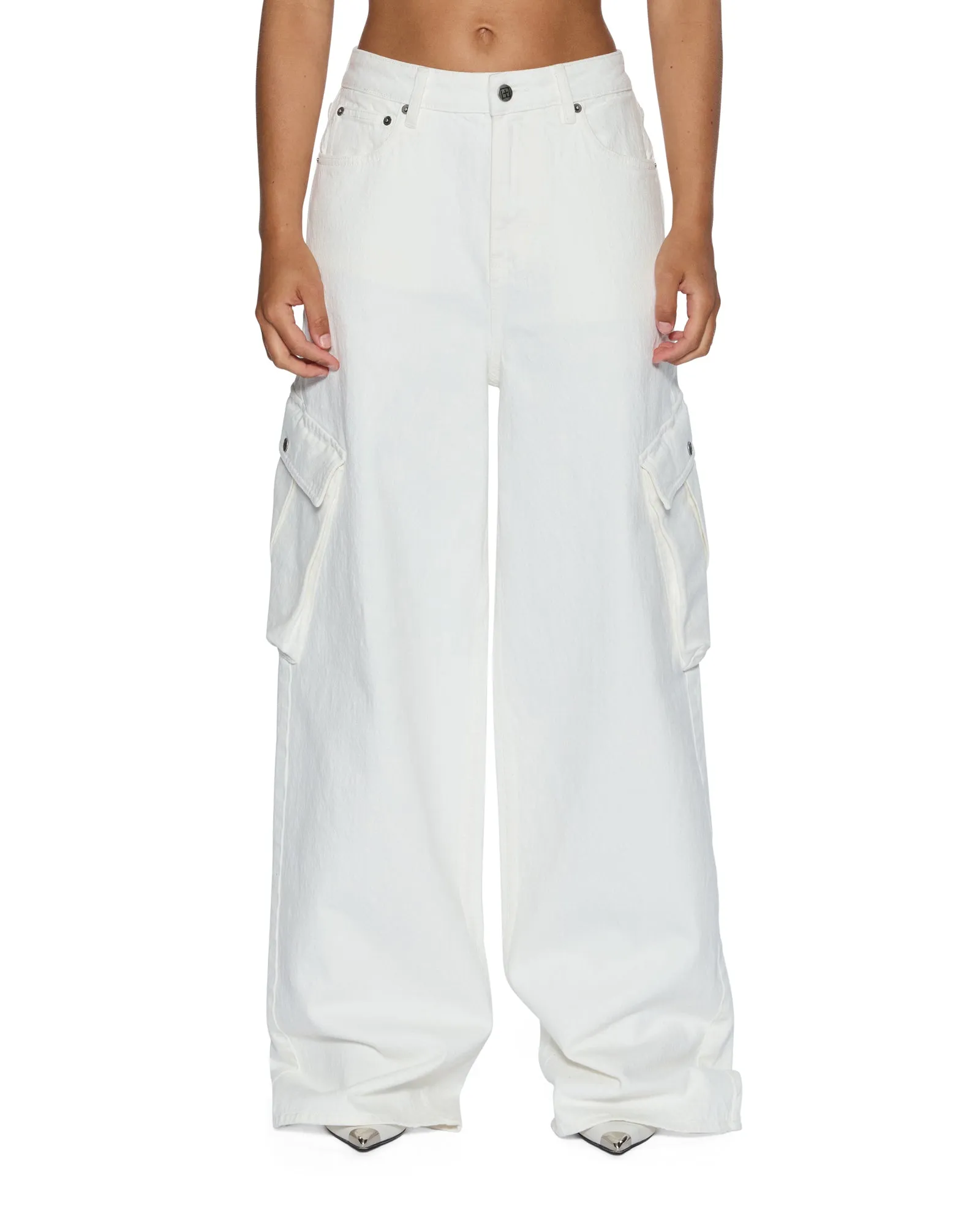 BAGGY JEAN CARGO ECRU sold by Ksubi