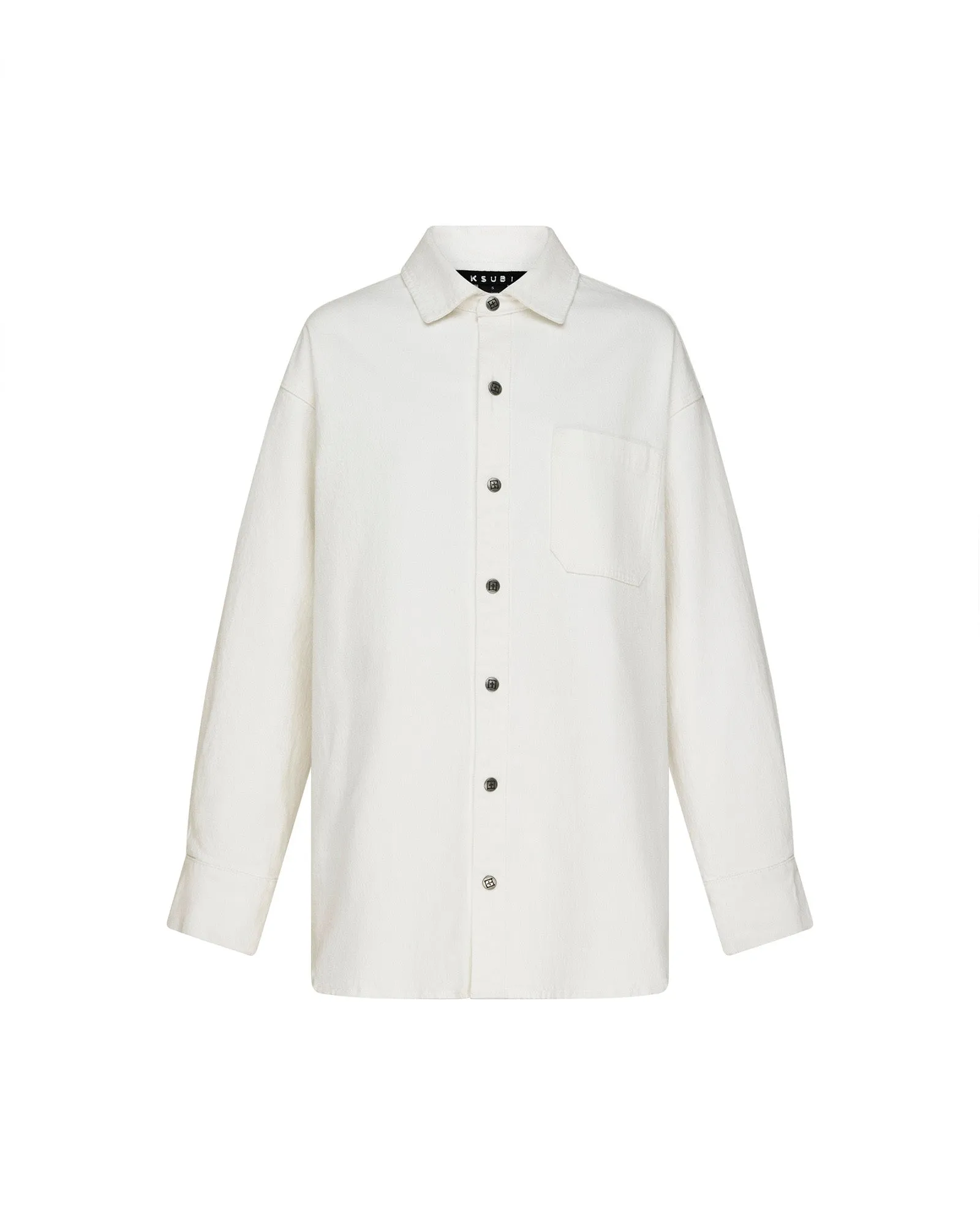 OVERSIZED LS SHIRT ECRU sold by Ksubi product image thumbnail 5