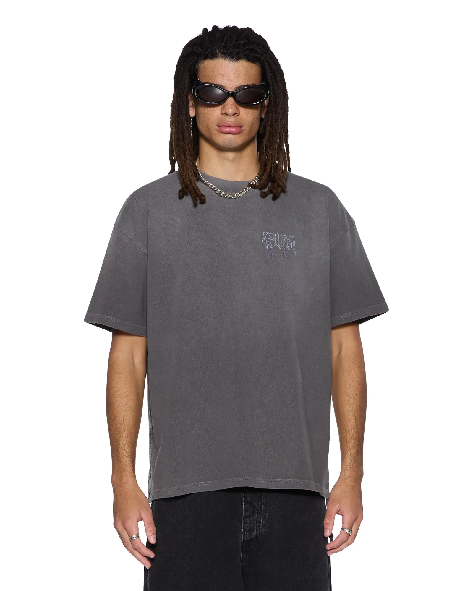 UTOPIA ANGEL EKCESS SS TEE CHARCOAL sold by Ksubi product image thumbnail 3