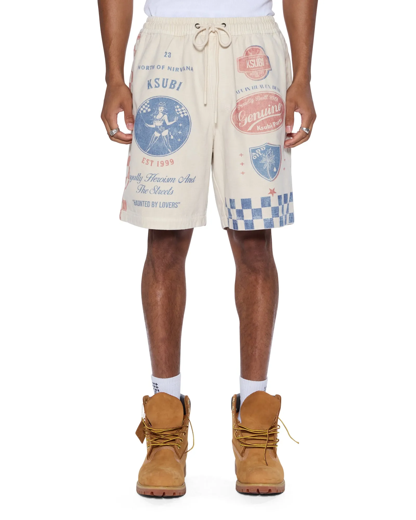 PITT LANE LIFE SHORT PRINTED sold by Ksubi