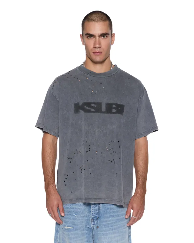 BLASTED EKCESS SS TEE RHINO sold by Ksubi