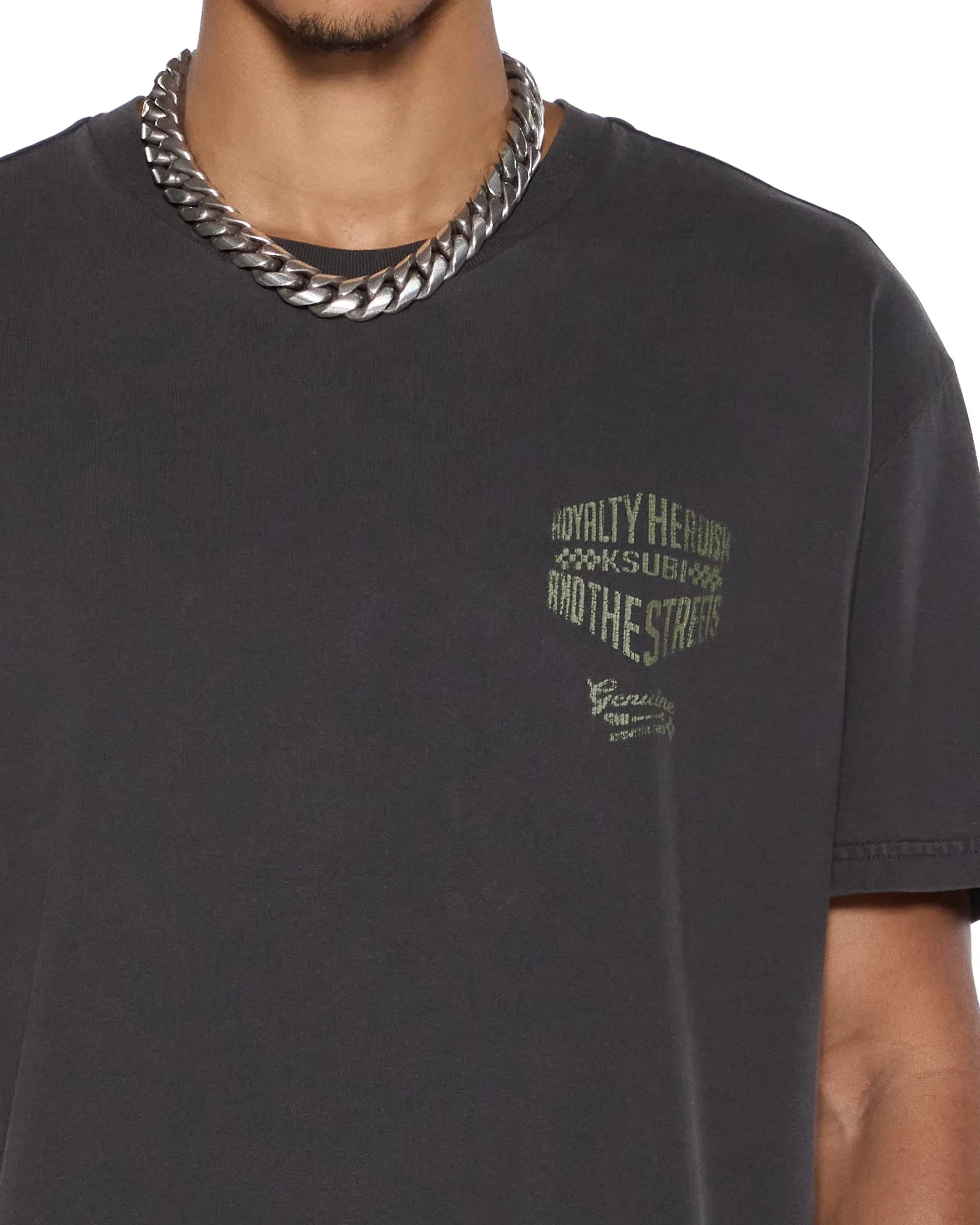 GARAGE BIGGIE SS TEE FADED BLACK sold by Ksubi product image thumbnail 3