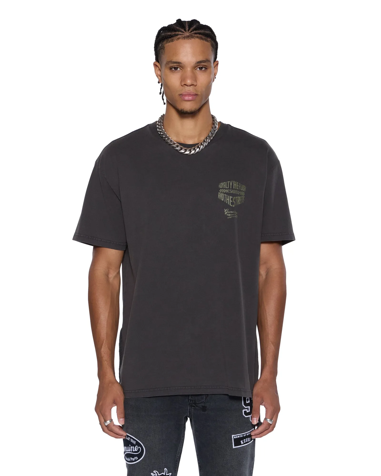 GARAGE BIGGIE SS TEE FADED BLACK sold by Ksubi product image thumbnail 4