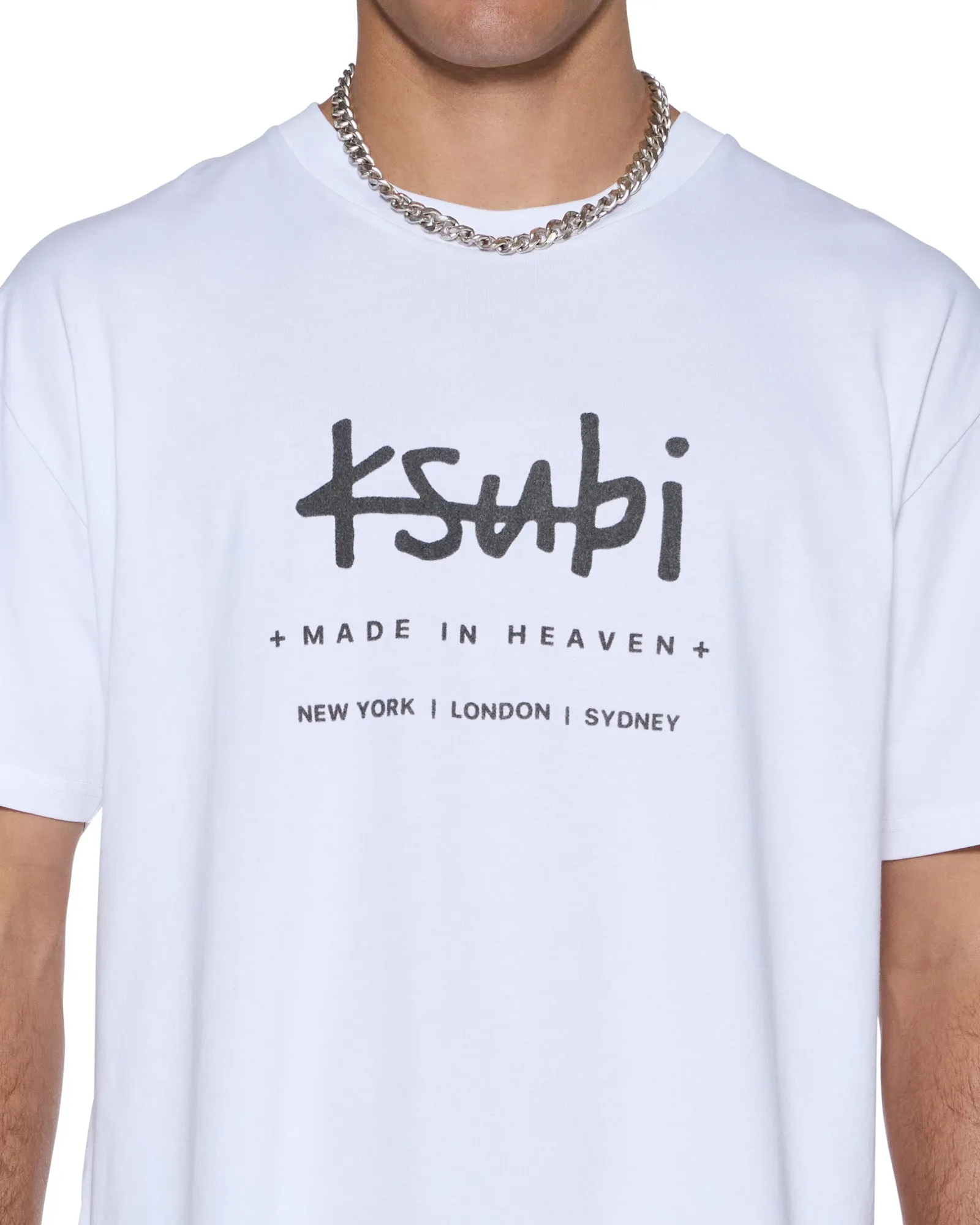 PLATED BIGGIE SS TEE TRU WHITE sold by Ksubi product image thumbnail 4