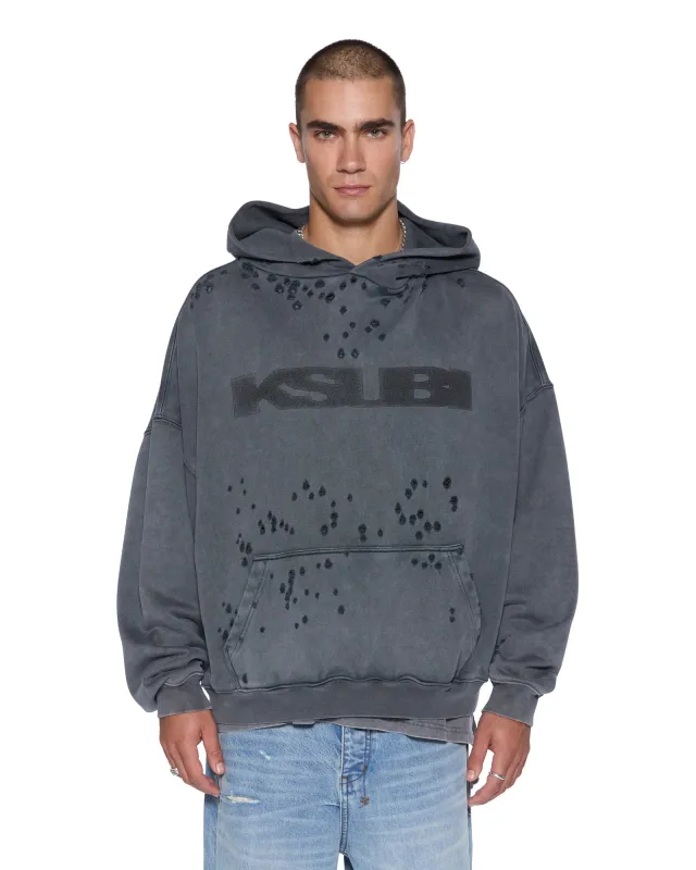 BLASTED EKCESS HOODIE RHINO sold by Ksubi