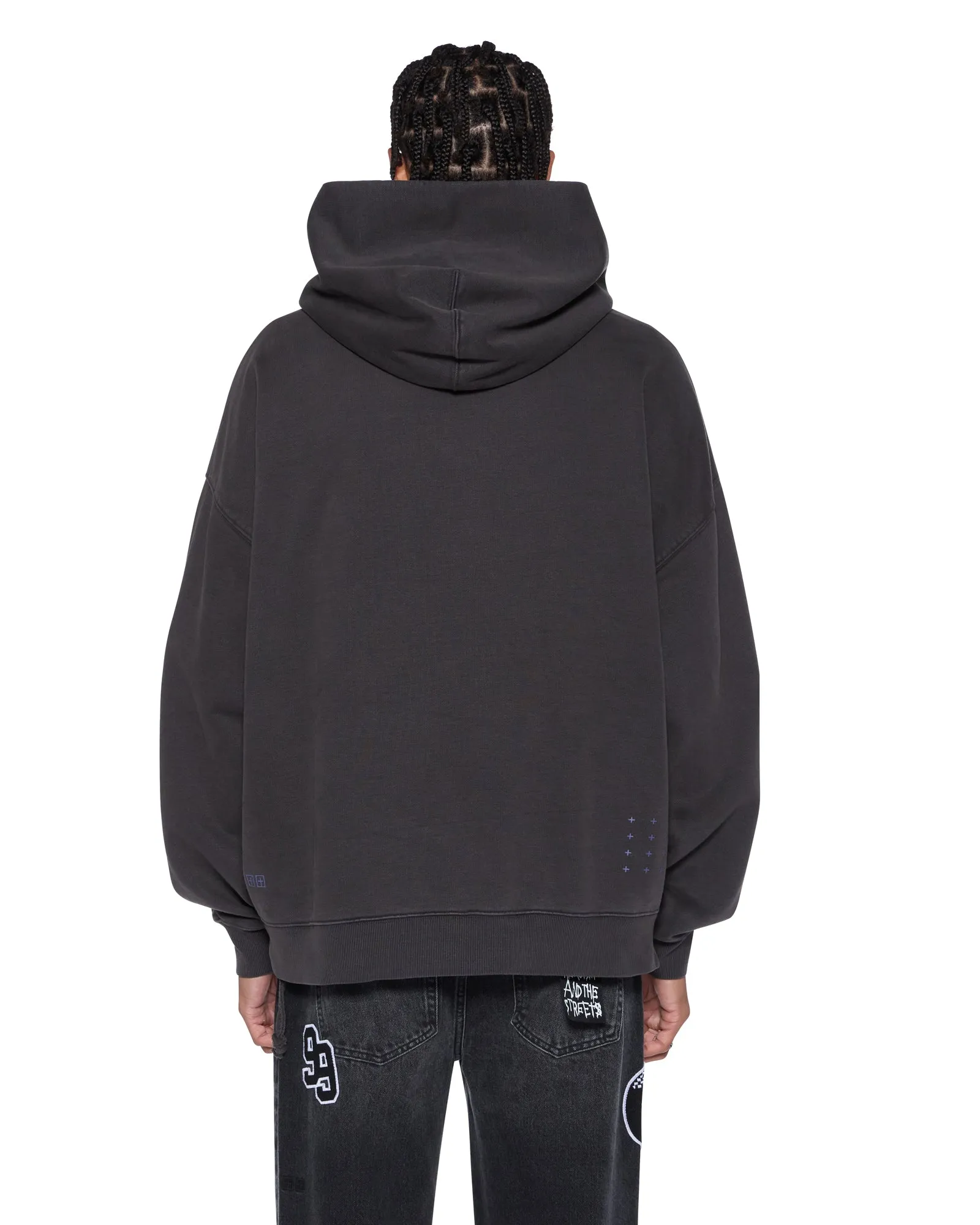 ENGINE EKCESS HOODIE FADED BLACK sold by Ksubi product image thumbnail 3
