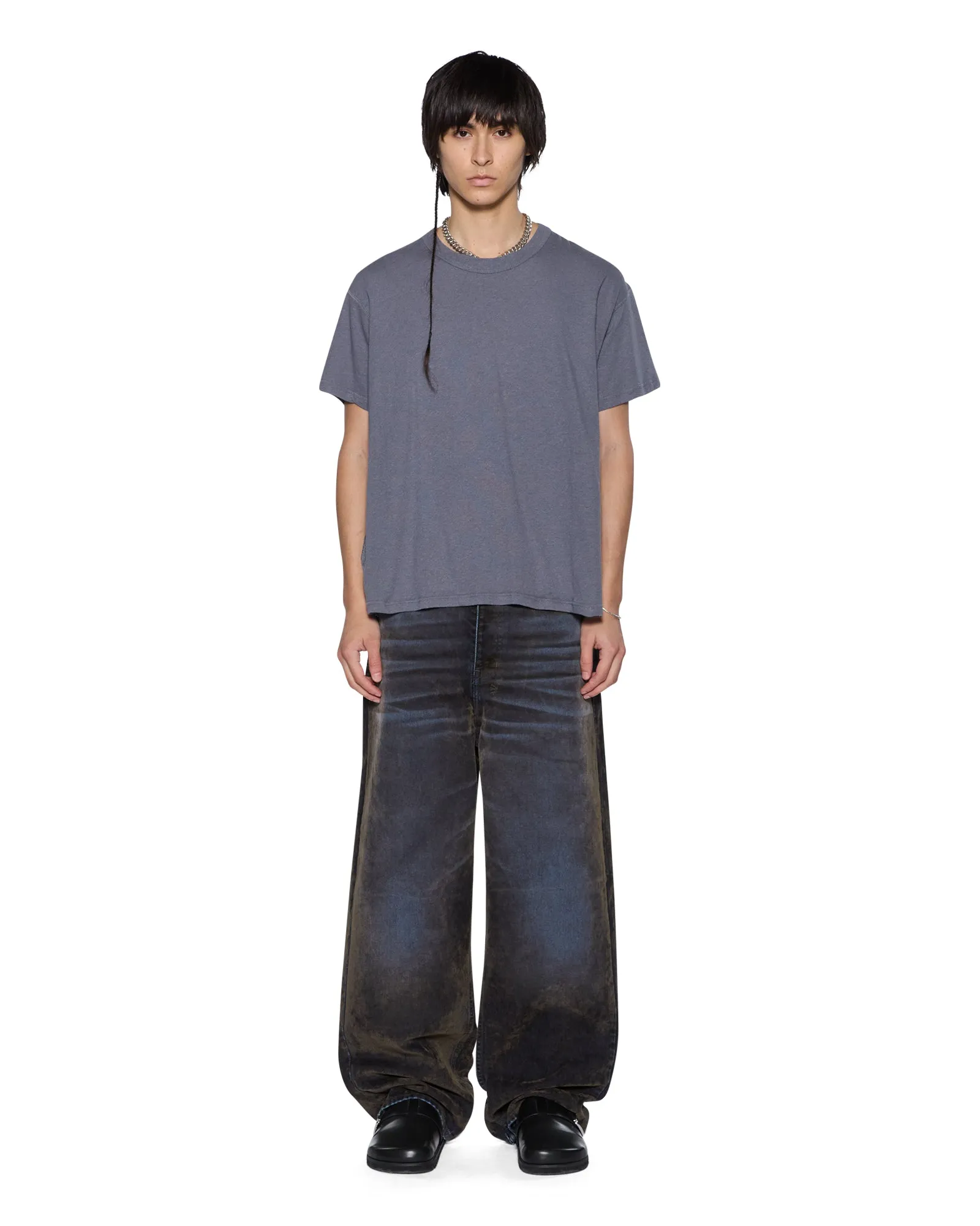 SLUB SID SS TEE CHARCOAL sold by Ksubi product image thumbnail 2