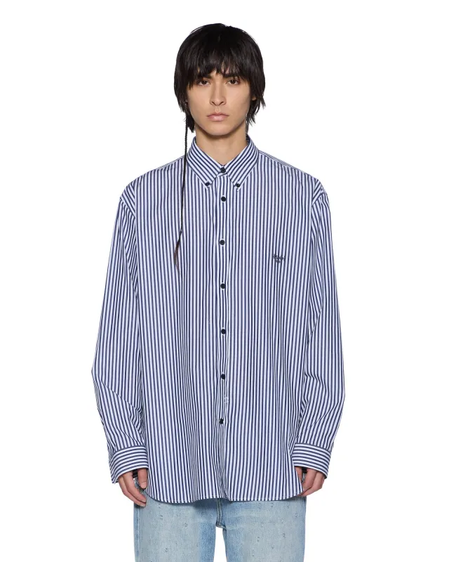 KSIGNATURE LS SHIRT WHITE STRIPE sold by Ksubi