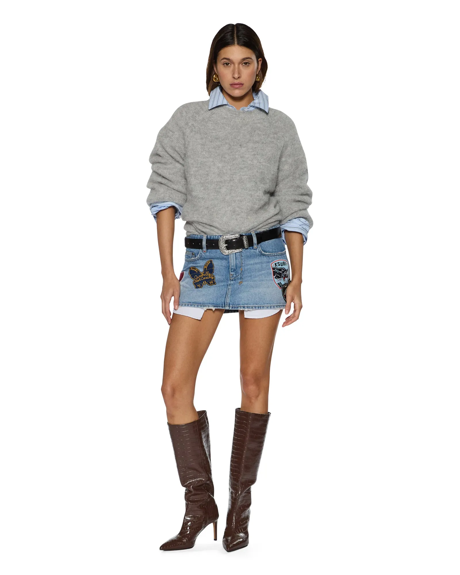 COSY KNIT LIGHT GREY sold by Ksubi product image thumbnail 4