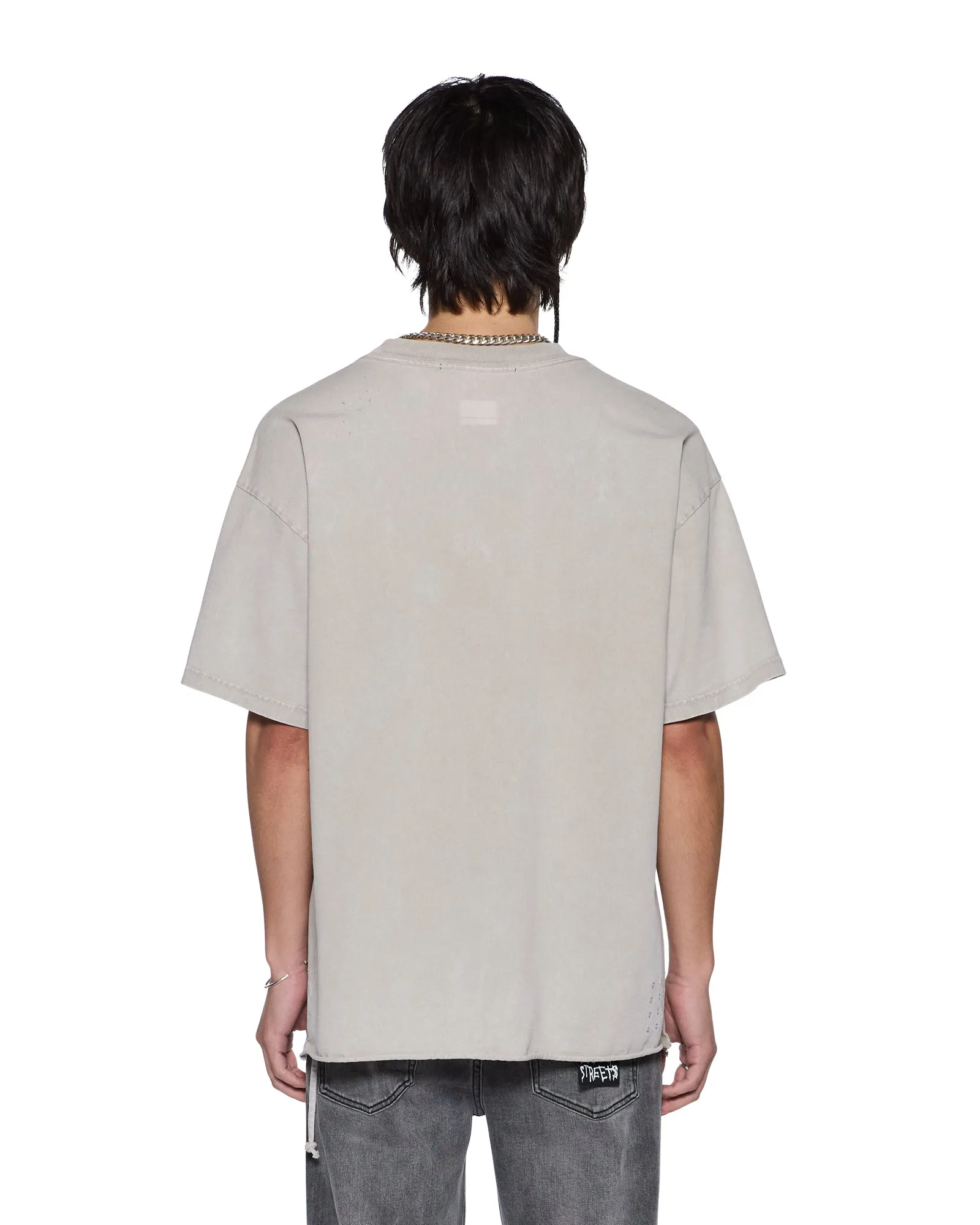 BLASTED EKCESS SS TEE SMOKE GREY sold by Ksubi product image thumbnail 4