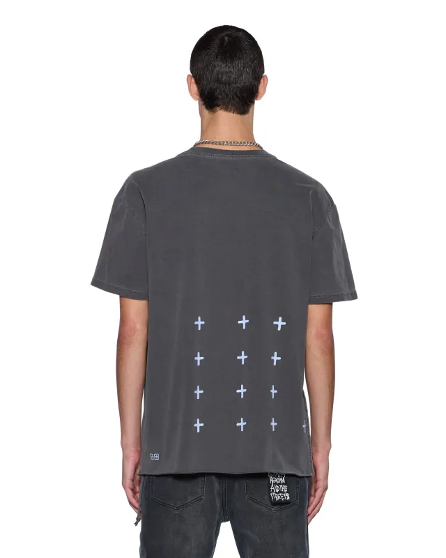 ALL DAY BIGGIE SS TEE CHARCOAL sold by Ksubi