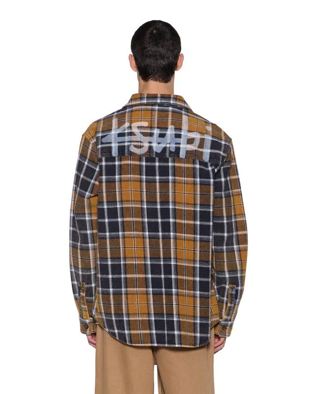 ROSEBOWL LS SHIRT 1999 RUSTED NAVY sold by Ksubi