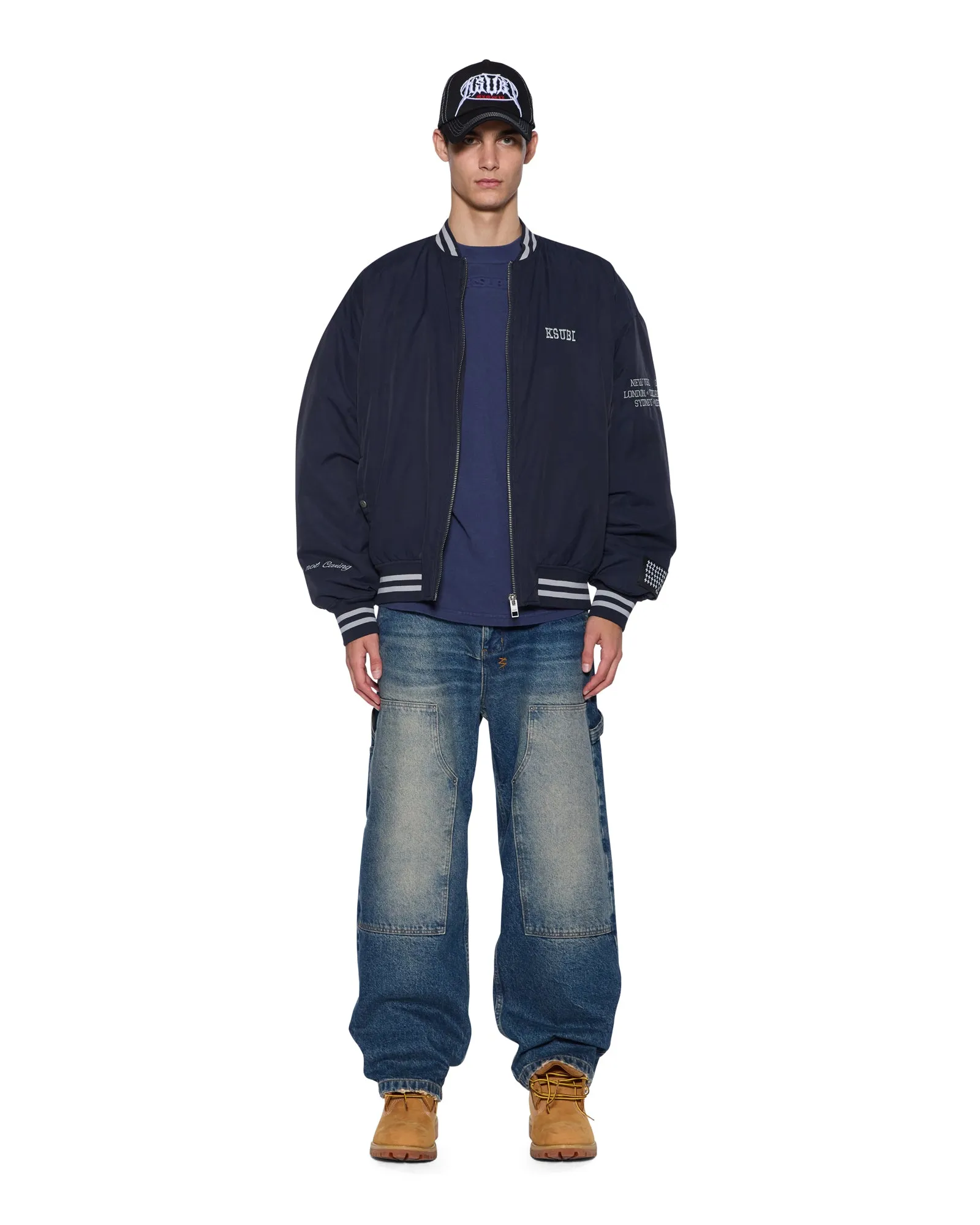 ROYALTY MA-1 BOMBER NAVY sold by Ksubi product image thumbnail 5