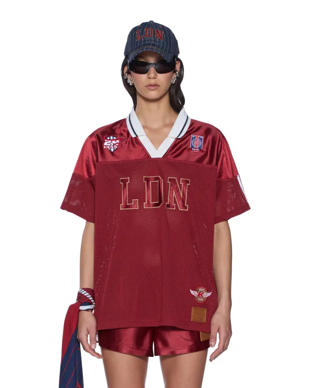 LDN BOYFRIEND SS JERSEY GARNET sold by Ksubi