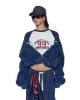 DISTRICT BOMBER MAYFAIR BLUE SPLICED sold by Ksubi
